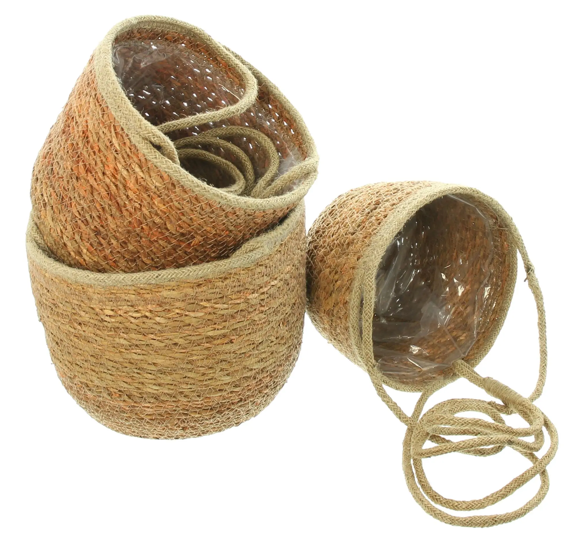 Pflanzampel "Terra", 3er Set  im Frank Flechtwaren Online Shop für Pflanztöpfe kaufen