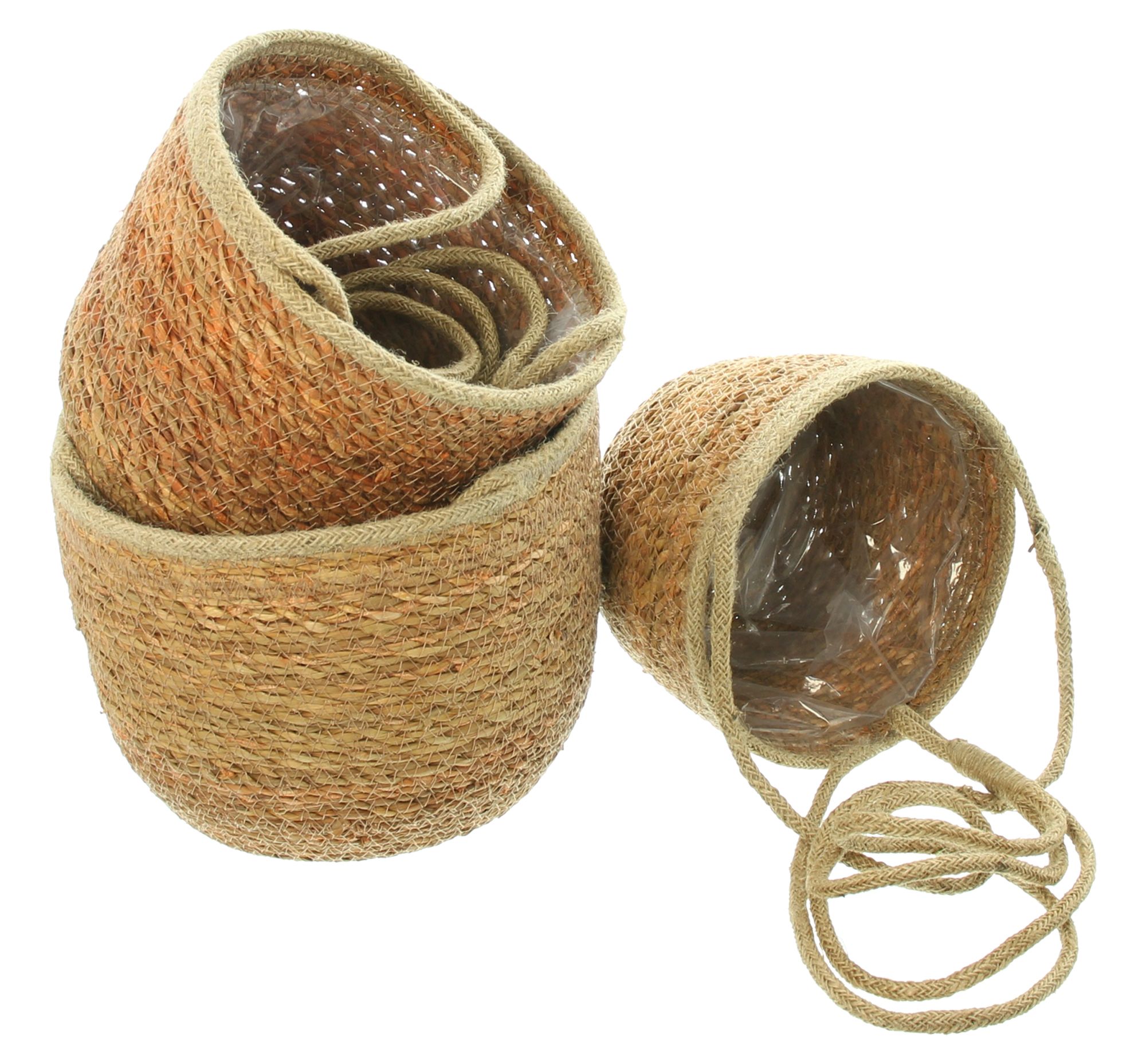 Pflanzampel "Terra", 3er Set im Frank Flechtwaren Online Shop für Pflanztöpfe kaufen Pflanzampel "Terra", 3er Set im Frank Flechtwaren Online Shop für Pflanztöpfe kaufen