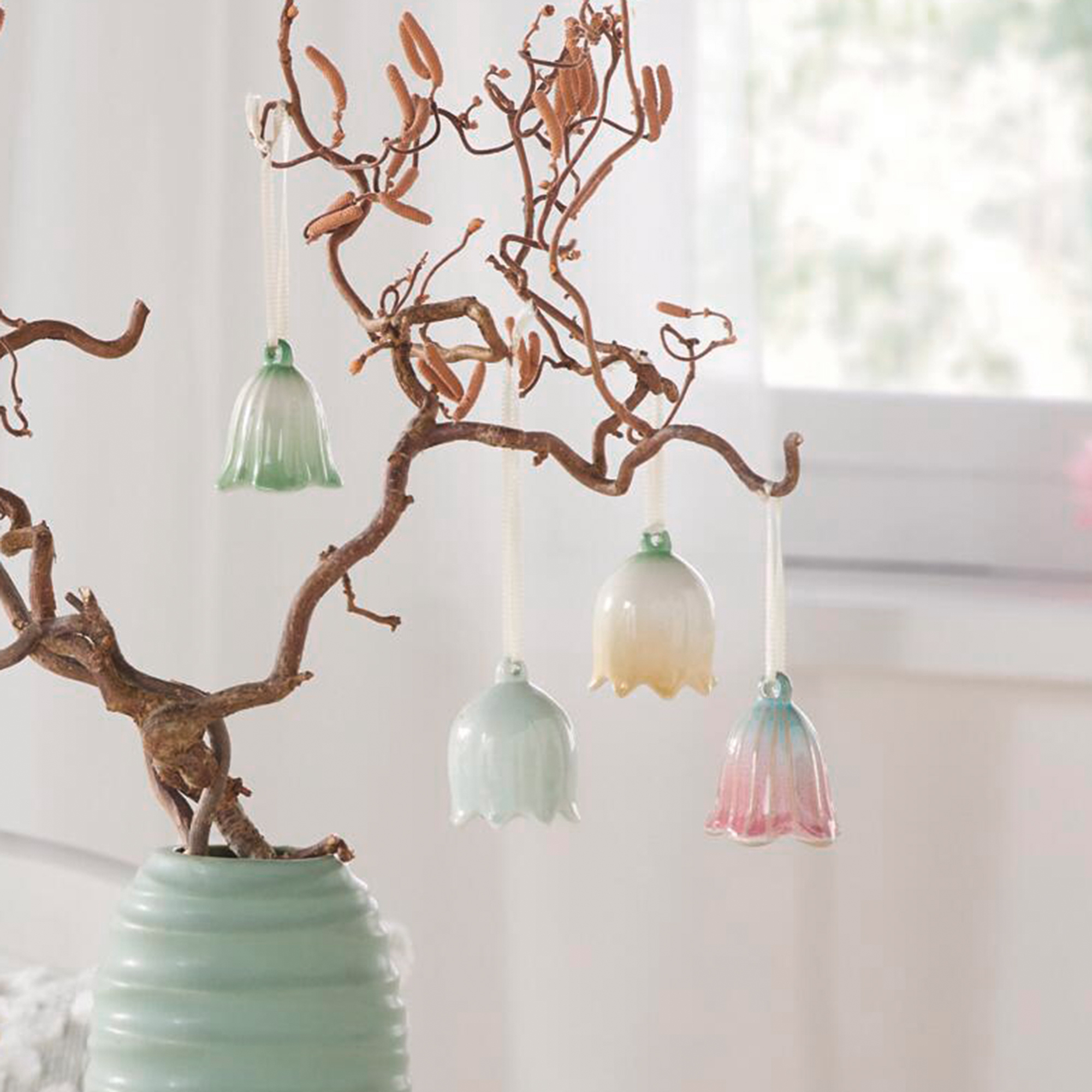 Hänger "Blumenglöckchen", 8er Set  im Frank Flechtwaren Online Shop kaufen