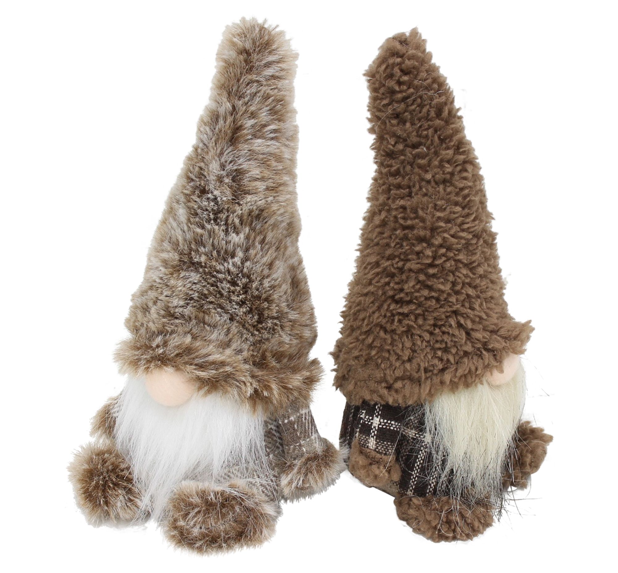 Wichtel "Hubert &amp; Heintz", 2er Set  im Frank Flechtwaren Online Shop für Herbstliche Dekofiguren kaufen