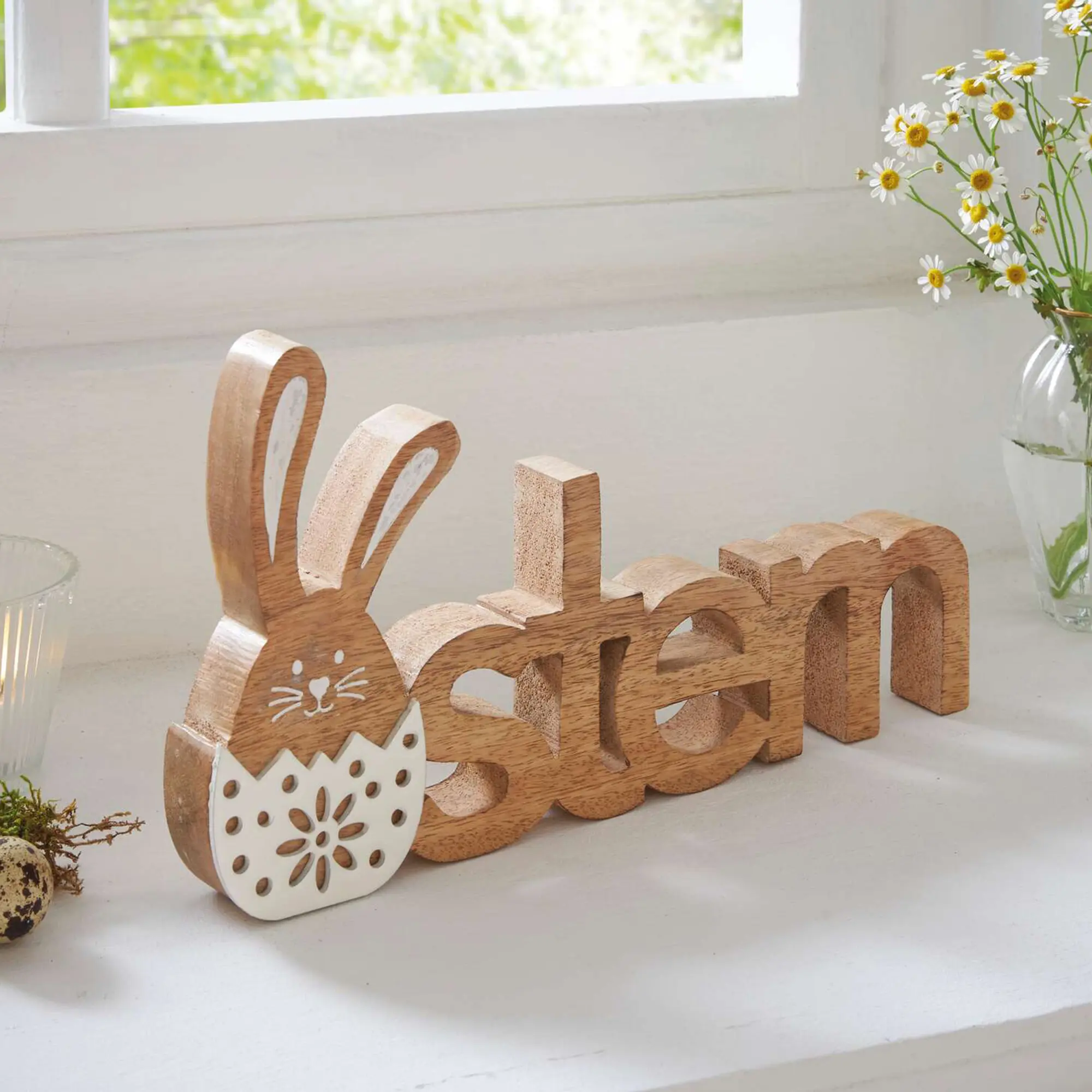 Schriftzug "Ostern"  im Frank Flechtwaren Online Shop kaufen