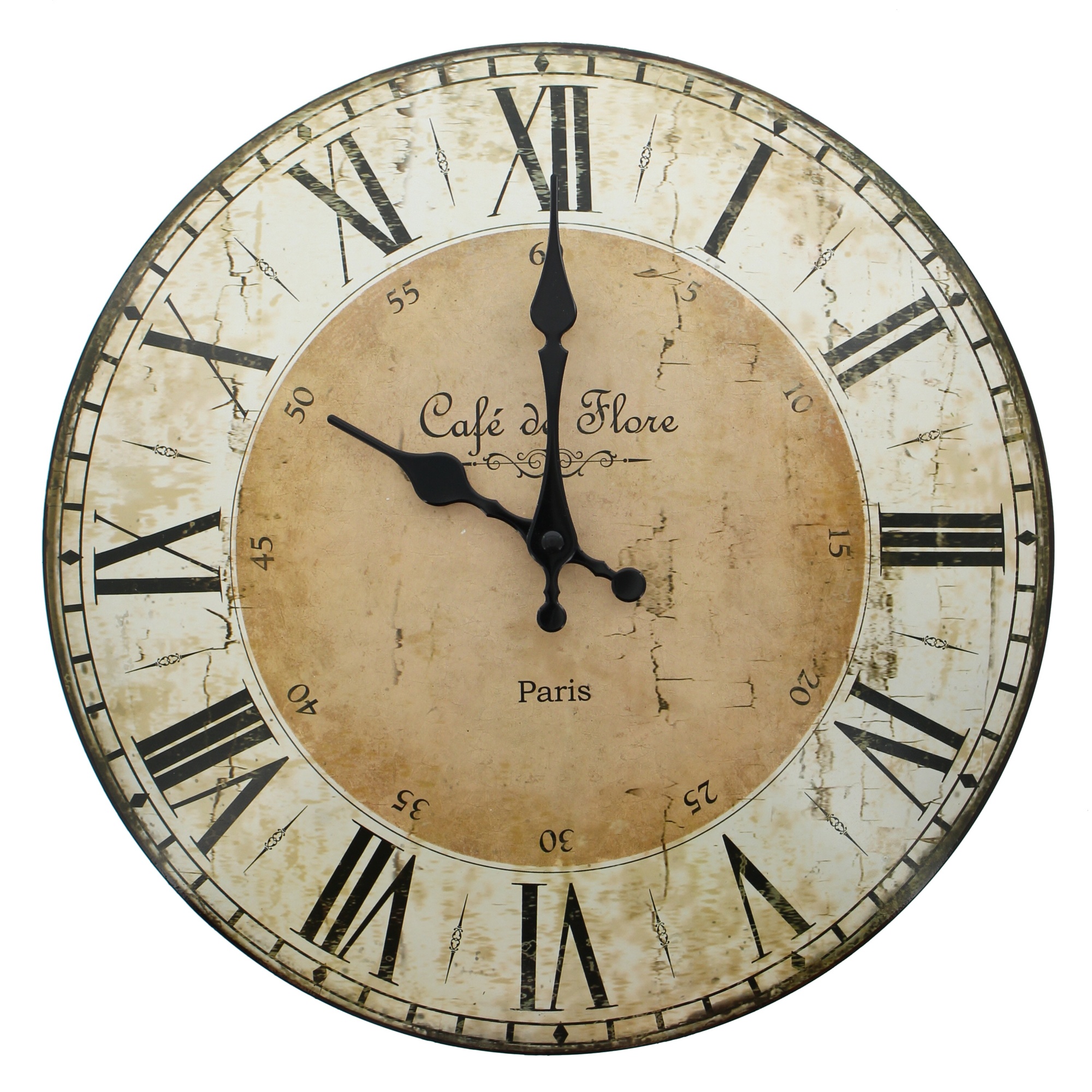 Acheter Horloge murale "Café de Flore"  dans la boutique en ligne de Frank Flechtwaren pour Horloges