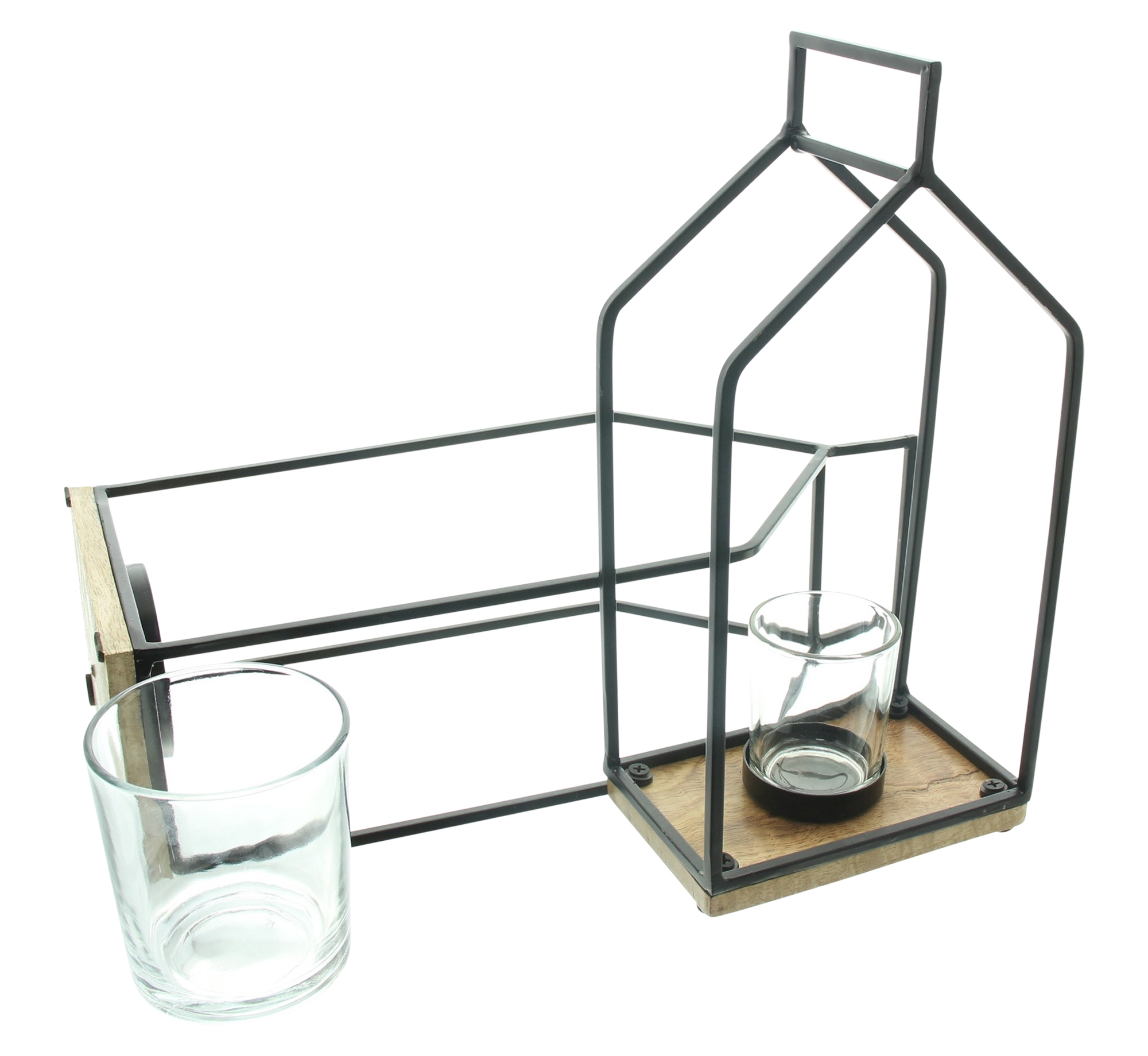 Windlicht "Haus", 2er Set  im Frank Flechtwaren Online Shop für Gerade eingetroffen kaufen