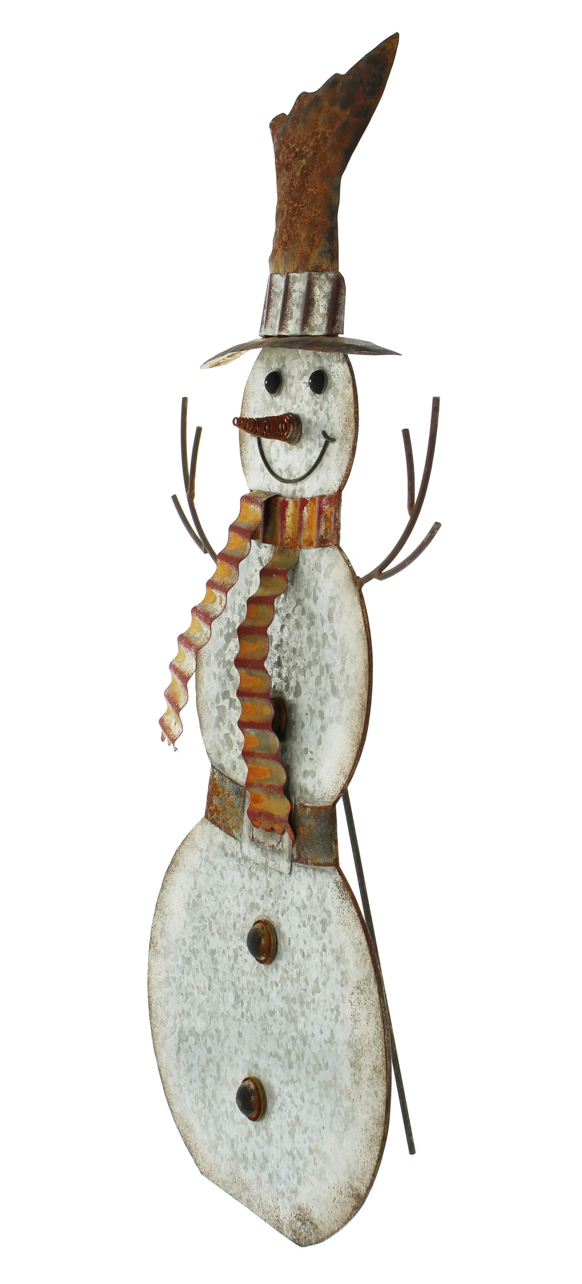 Metallfigur "Schneemann"  im Frank Flechtwaren Online Shop für Weihnachten kaufen