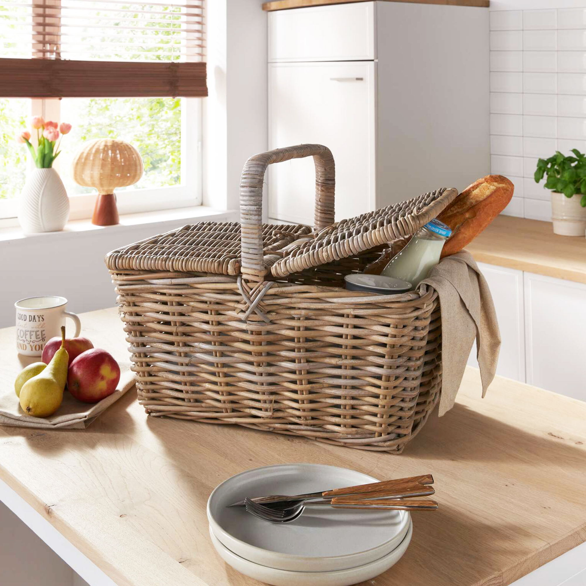 Picknickkorb "Rattan"  im Frank Flechtwaren Online Shop kaufen