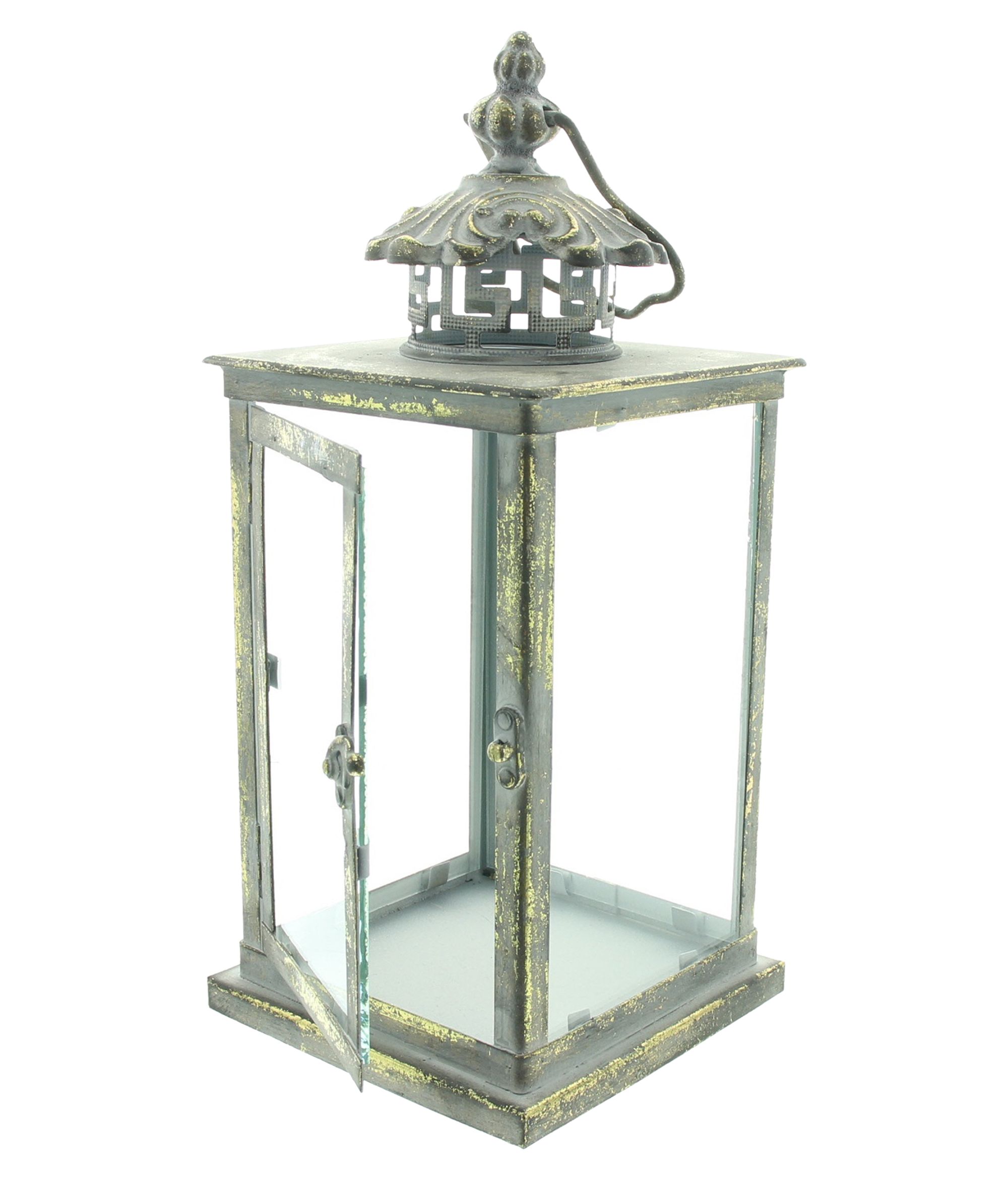 Laterne "Metallic-Shimmer"  im Frank Flechtwaren Online Shop für Laternen kaufen