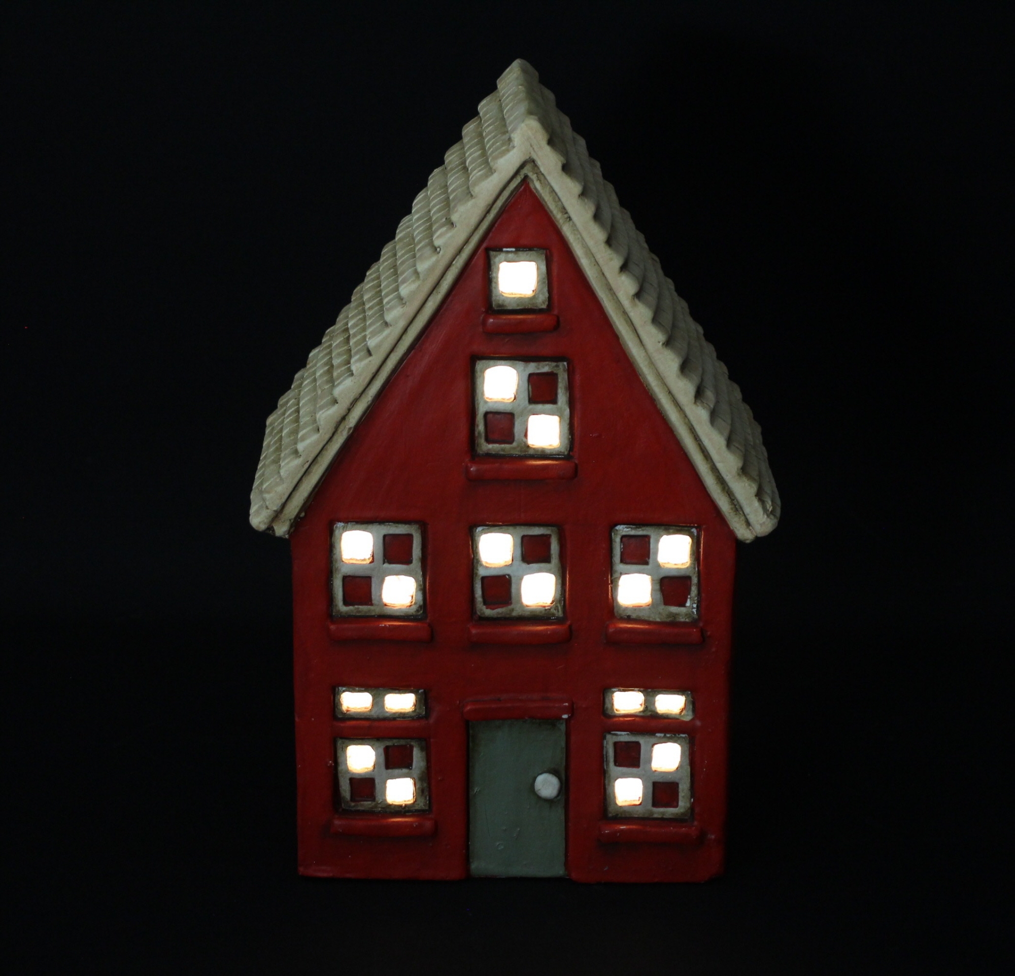 LED-Haus "Sweet red Home"  im Frank Flechtwaren Online Shop für LED-Deko kaufen
