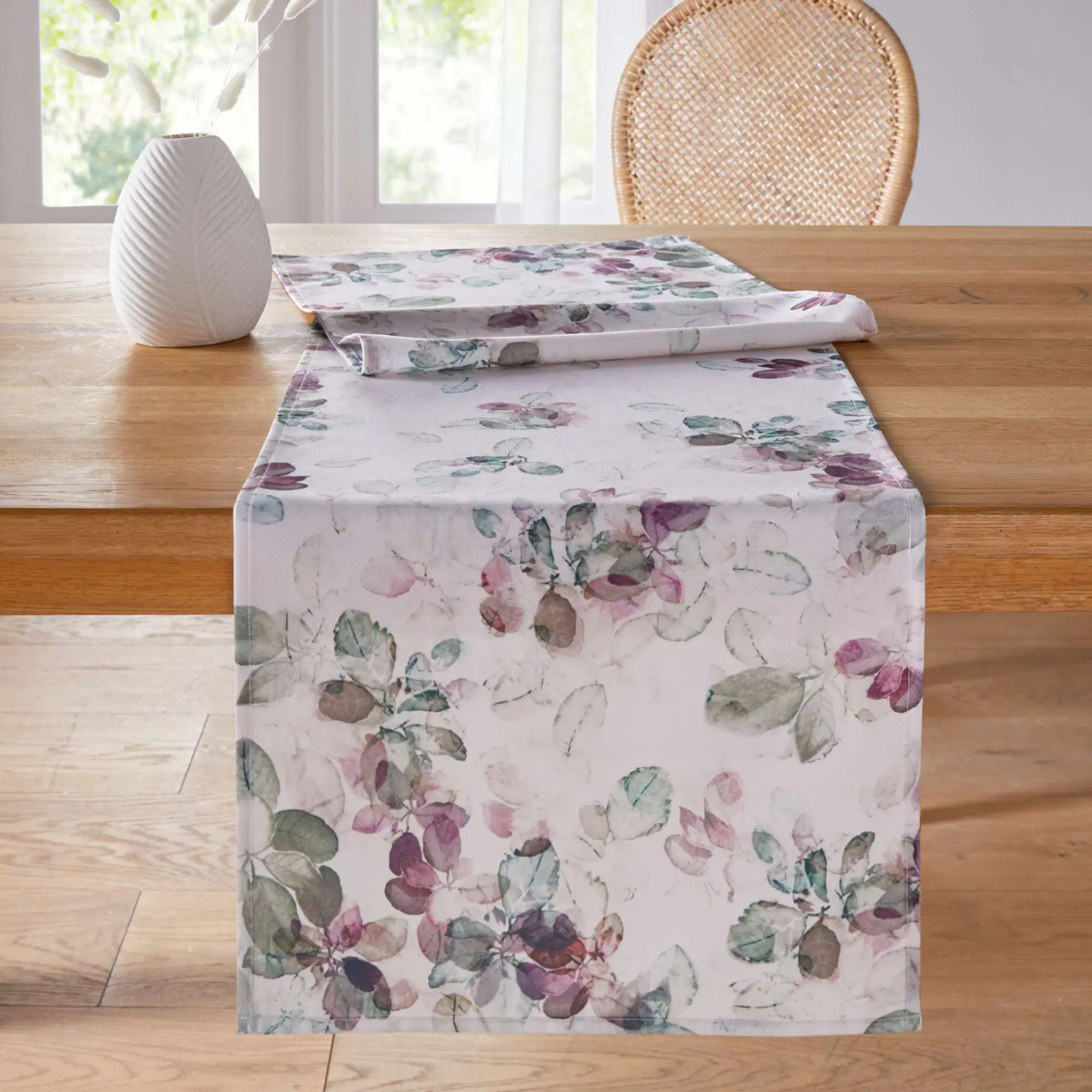 Tischläufer "Purple Leaves"  im Frank Flechtwaren Online Shop kaufen