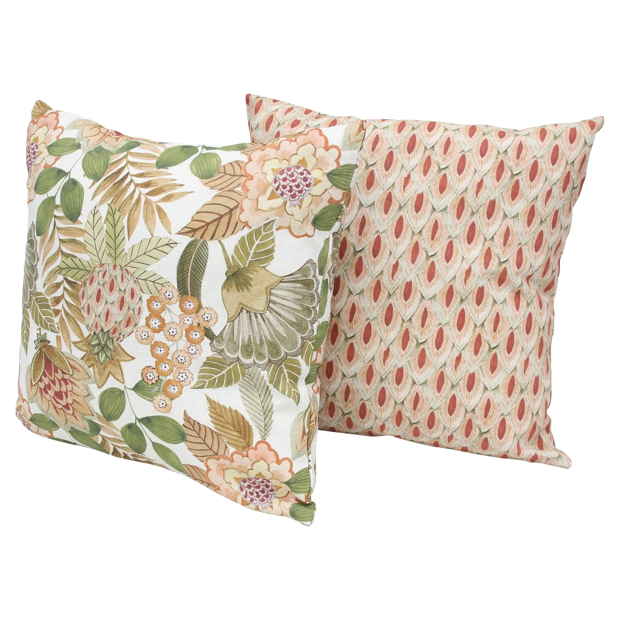 Kissenhülle "Floral", 2er Set  im Frank Flechtwaren Online Shop für Herbstfarben kaufen