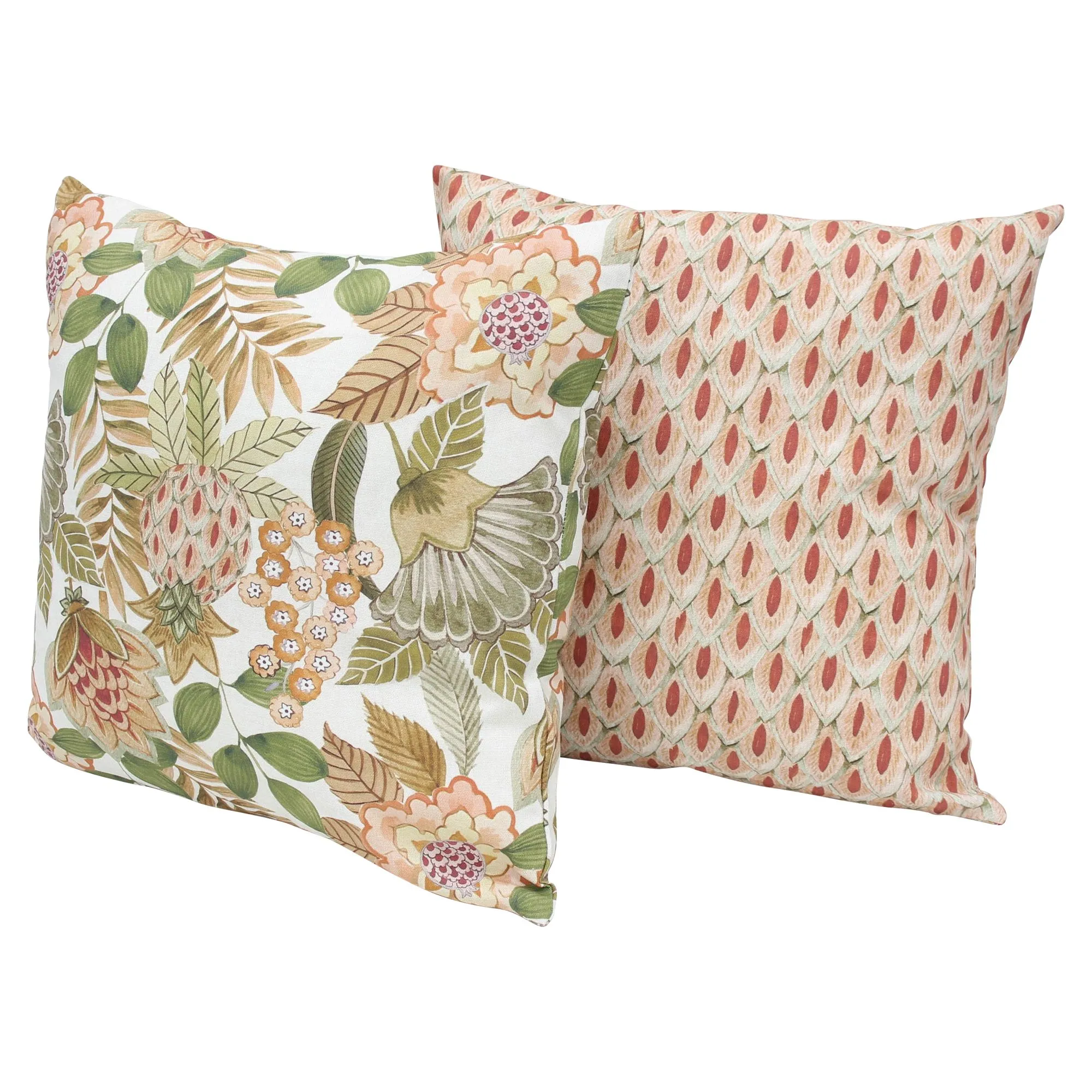 Kissenhülle "Floral", 2er Set  im Frank Flechtwaren Online Shop für Herbstfarben kaufen