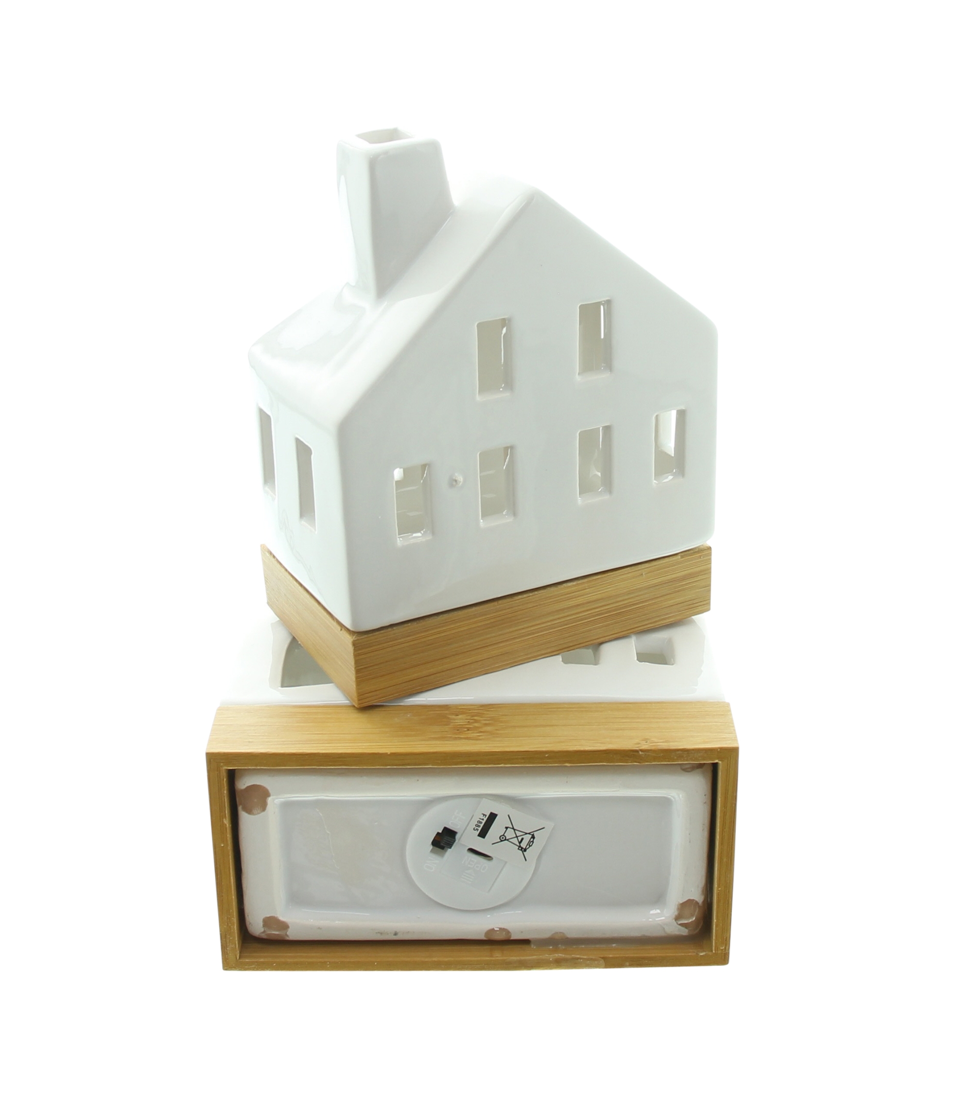 LED-Haus "White", 2er Set  im Frank Flechtwaren Online Shop für Ostern kaufen