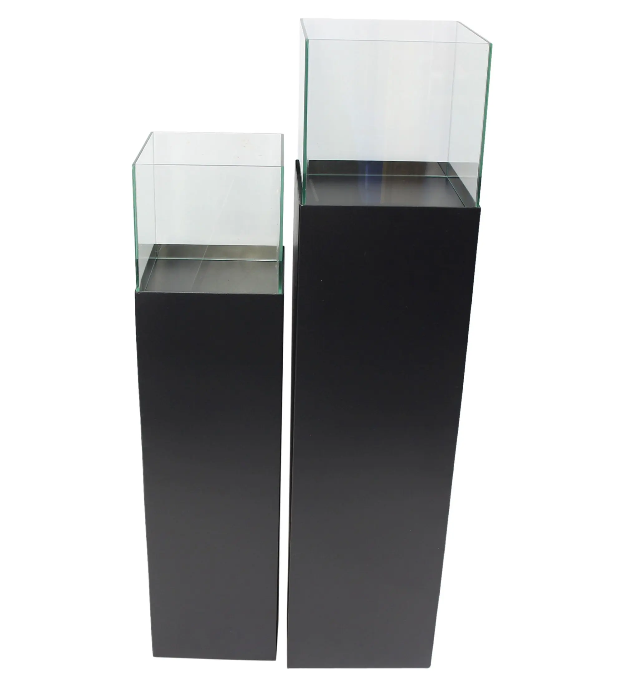 Windlicht-Säule "Modern Black", 2er Set  im Frank Flechtwaren Online Shop für Windlichter kaufen