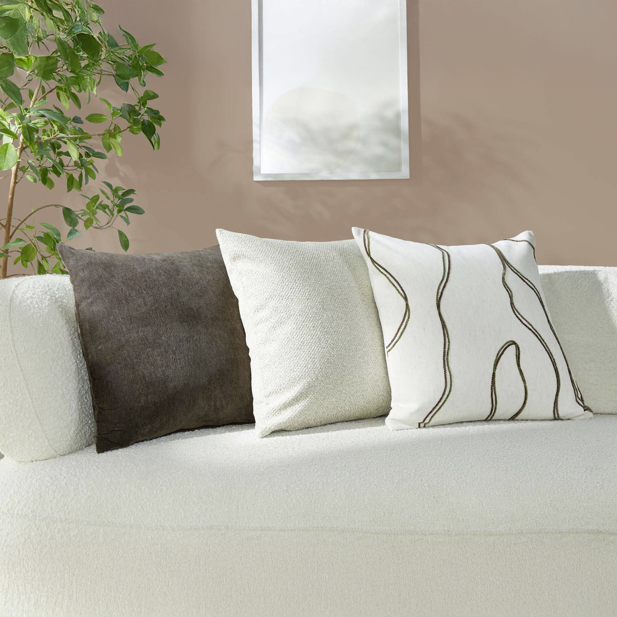 Kissenhülle "Modern Stitch"  im Frank Flechtwaren Online Shop kaufen