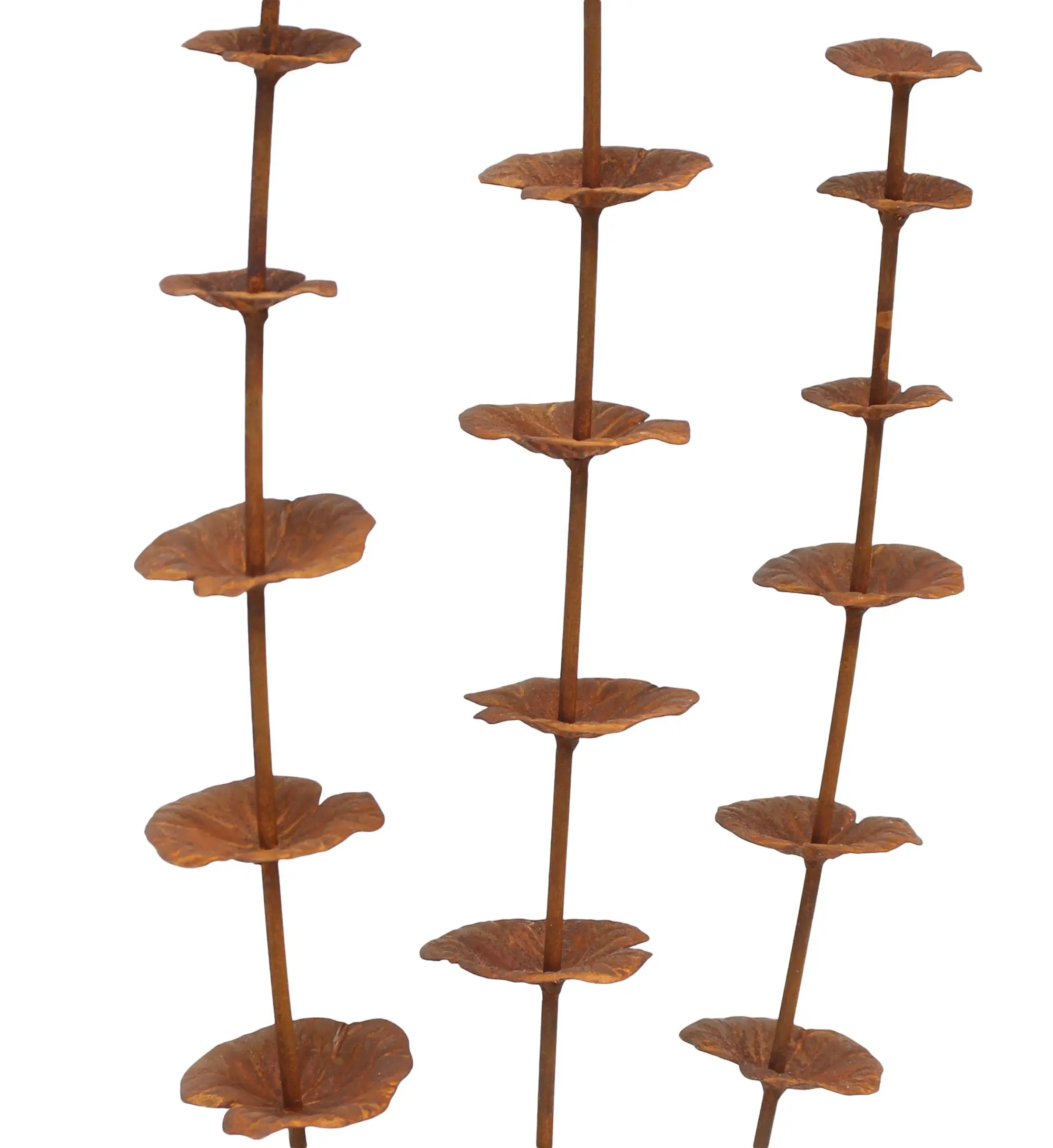 Gartenstecker "Blütenstauden"  im Frank Flechtwaren Online Shop für Rostdeko für Ihren Garten kaufen