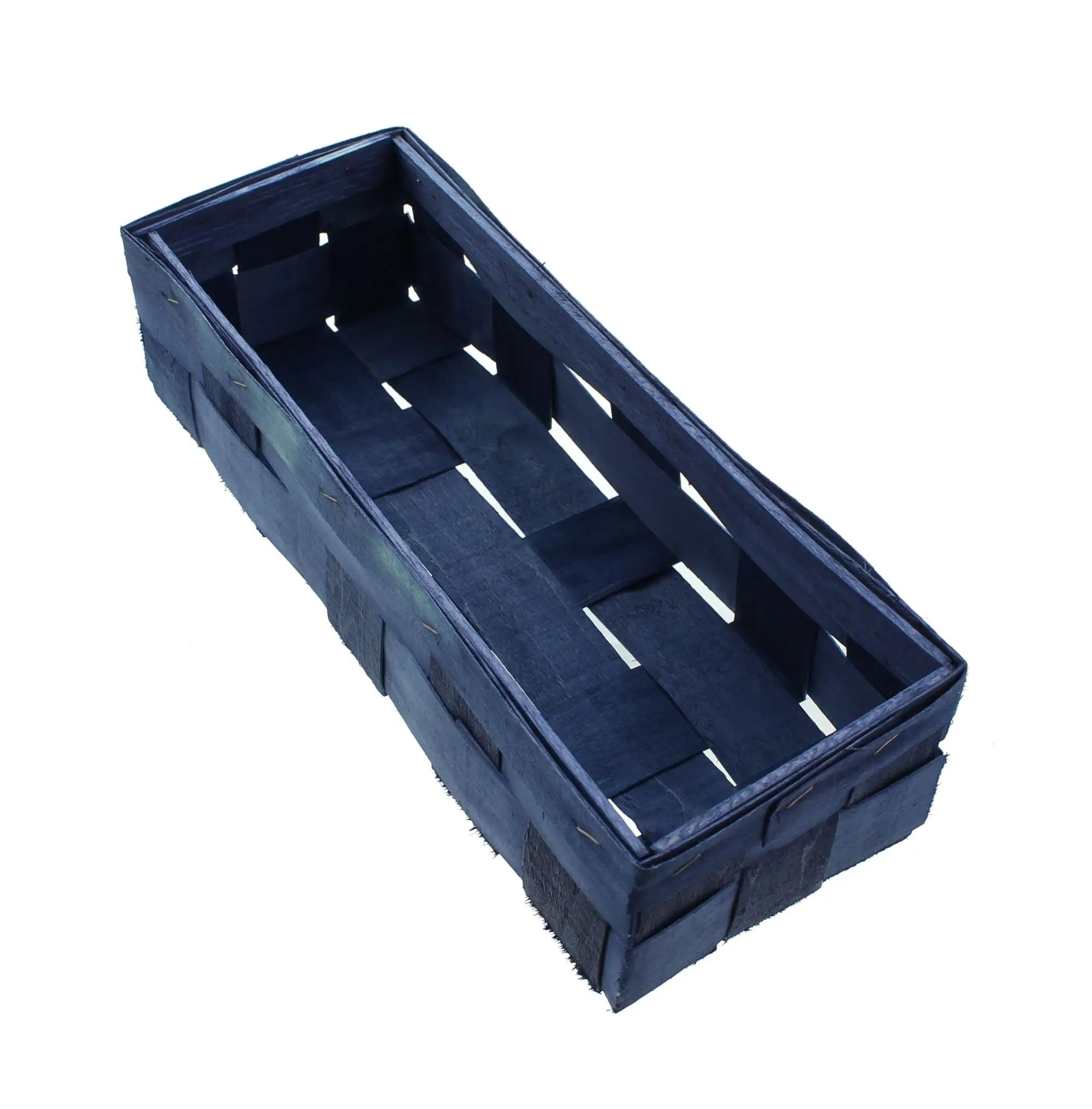 Schale "Gefärbt", blau  im Frank Flechtwaren Online Shop für Spankörbe kaufen