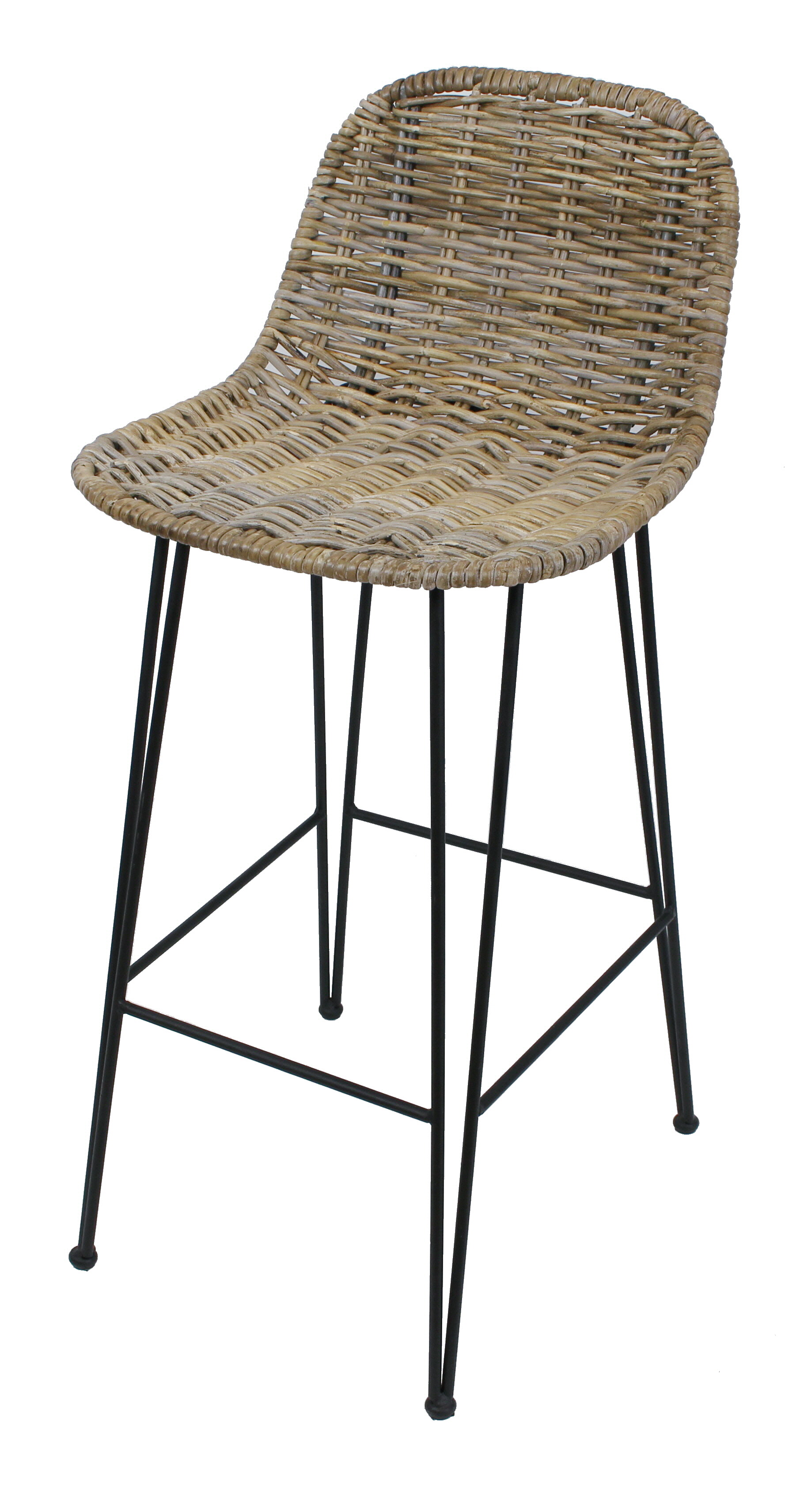 Rattanbarstuhl "Modern Line"  im Frank Flechtwaren Online Shop für Küche kaufen