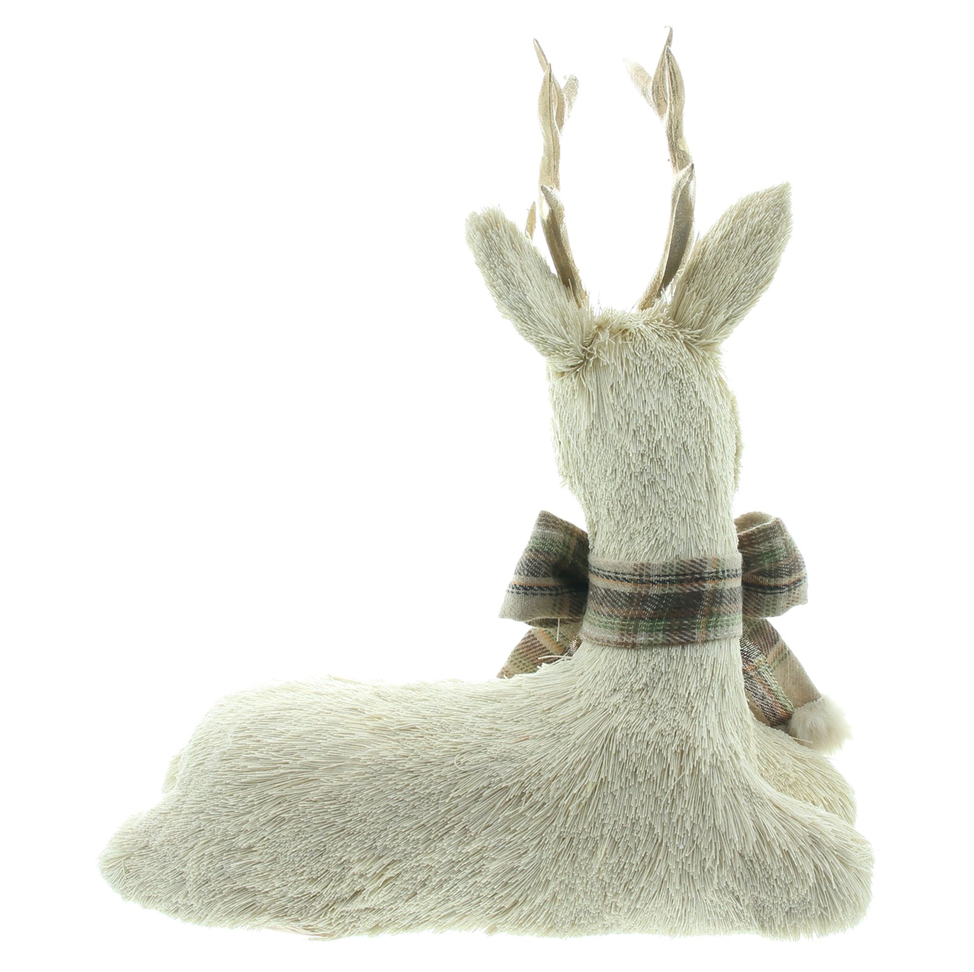 Deko-Hirsch "Goldgeweih"  im Frank Flechtwaren Online Shop für Weihnachtliche Dekofiguren kaufen