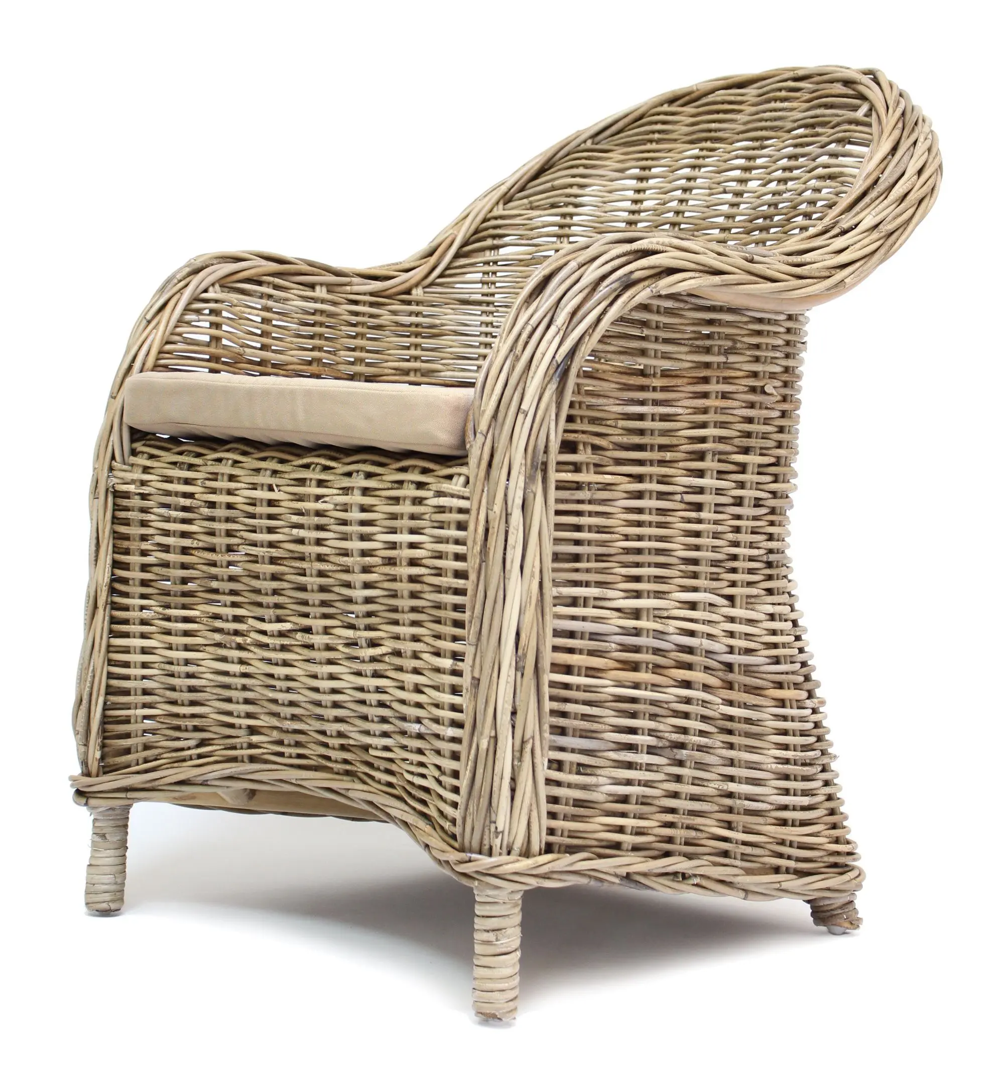Rattansessel "Koboo Grey" im Frank Flechtwaren Online Shop für Sessel & Stühle kaufen Rattansessel "Koboo Grey" im Frank Flechtwaren Online Shop für Sessel & Stühle kaufen