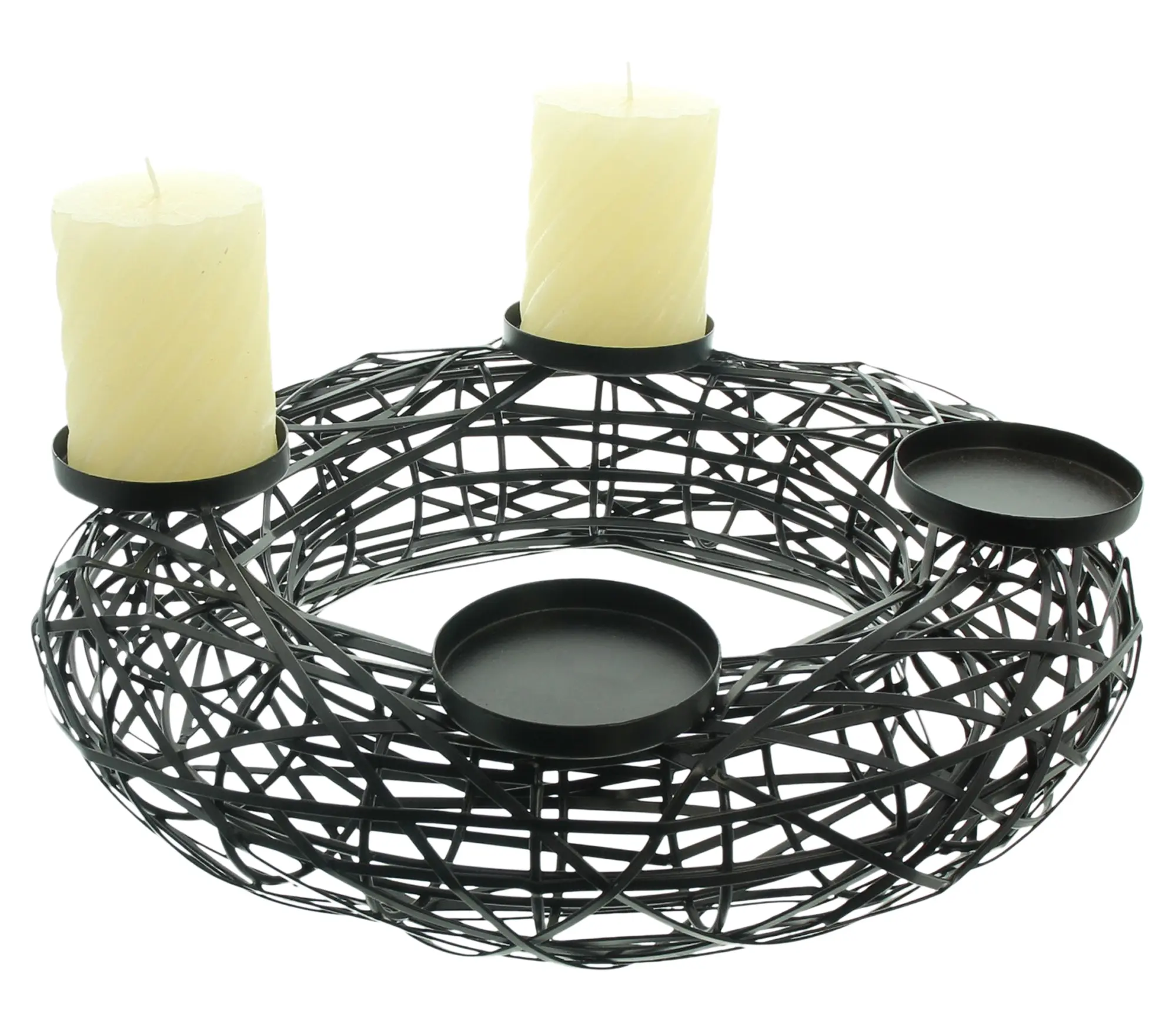Metallkranz "Candela"  im Frank Flechtwaren Online Shop für Gerade eingetroffen kaufen