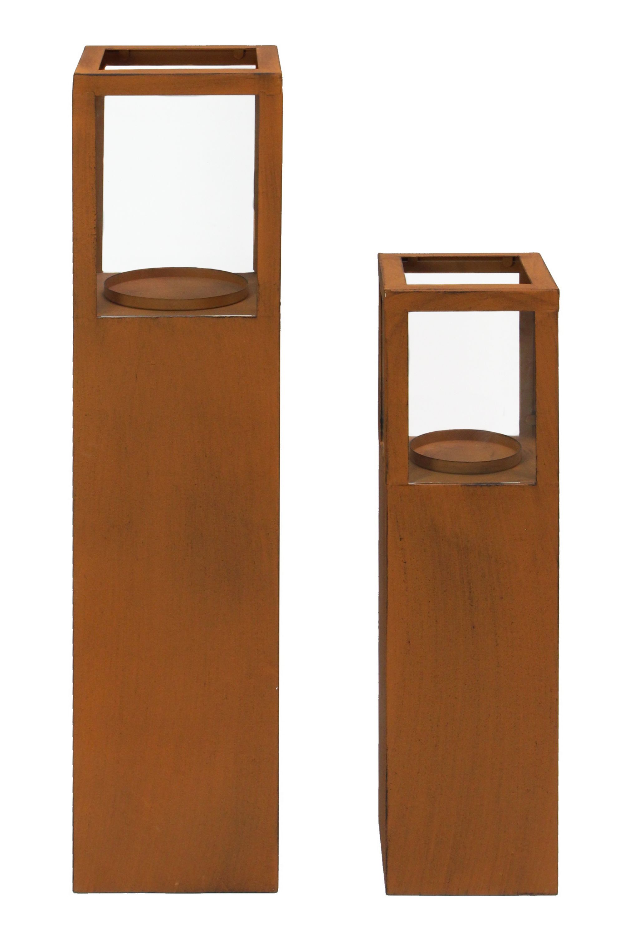 Windlichtsäule "Trend", 2er Set im Frank Flechtwaren Online Shop für Ostern kaufen Windlichtsäule "Trend", 2er Set im Frank Flechtwaren Online Shop für Ostern kaufen