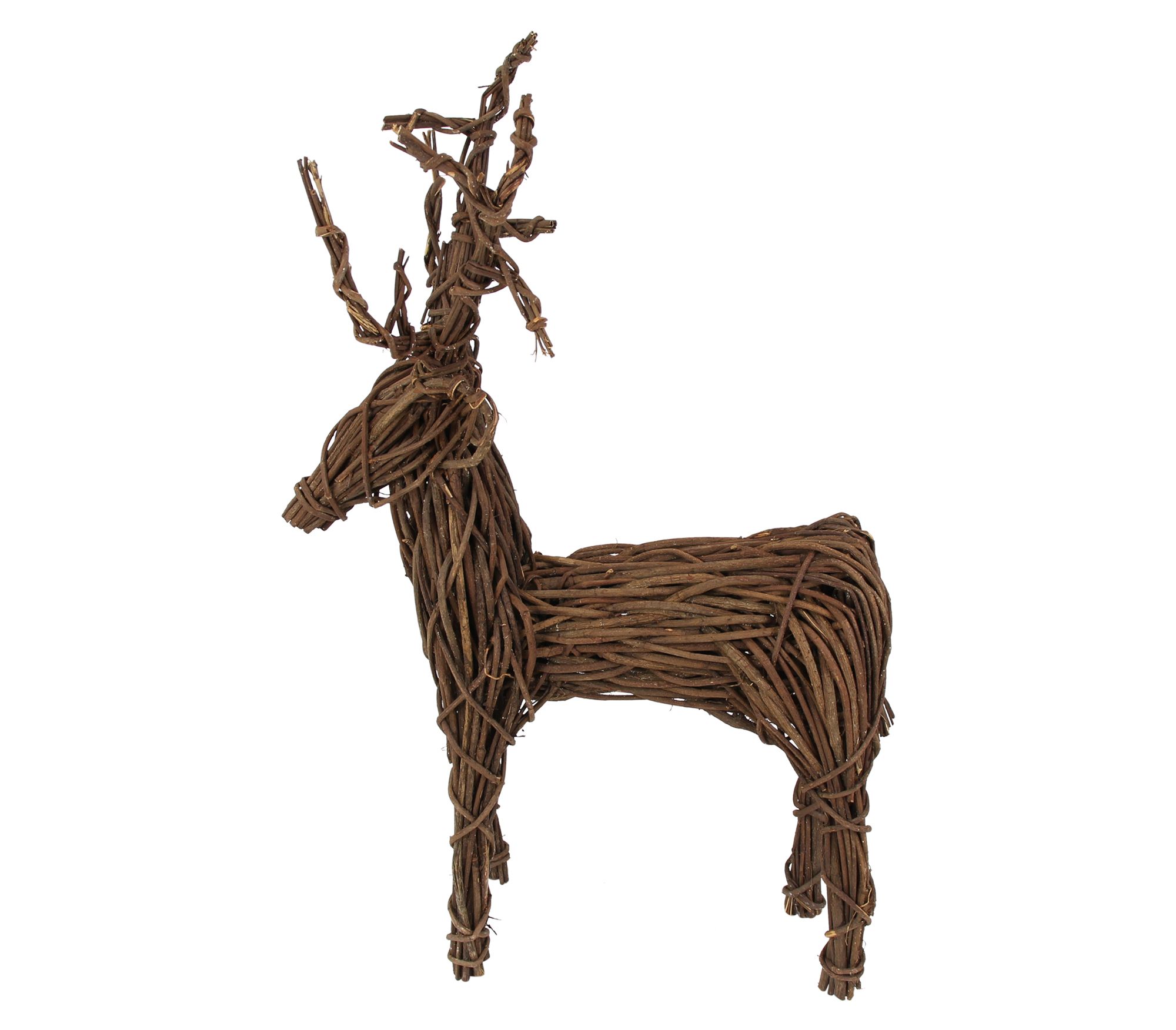 Figur "Rentier"  im Frank Flechtwaren Online Shop für Dekofiguren kaufen