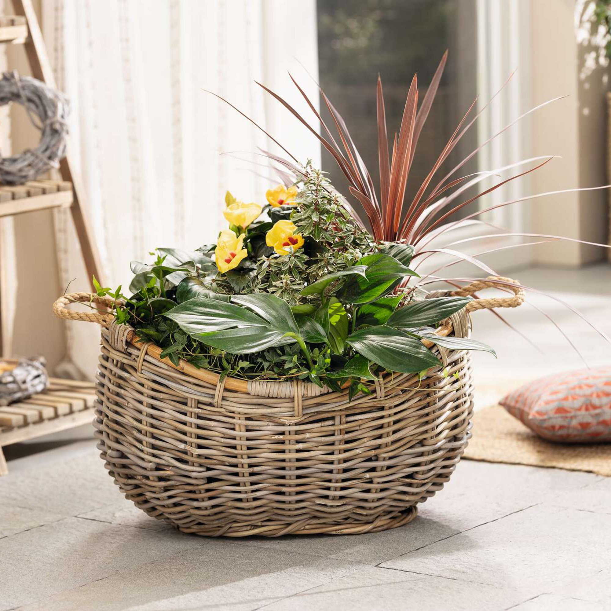Pflanzschiff "Rattan"  im Frank Flechtwaren Online Shop kaufen