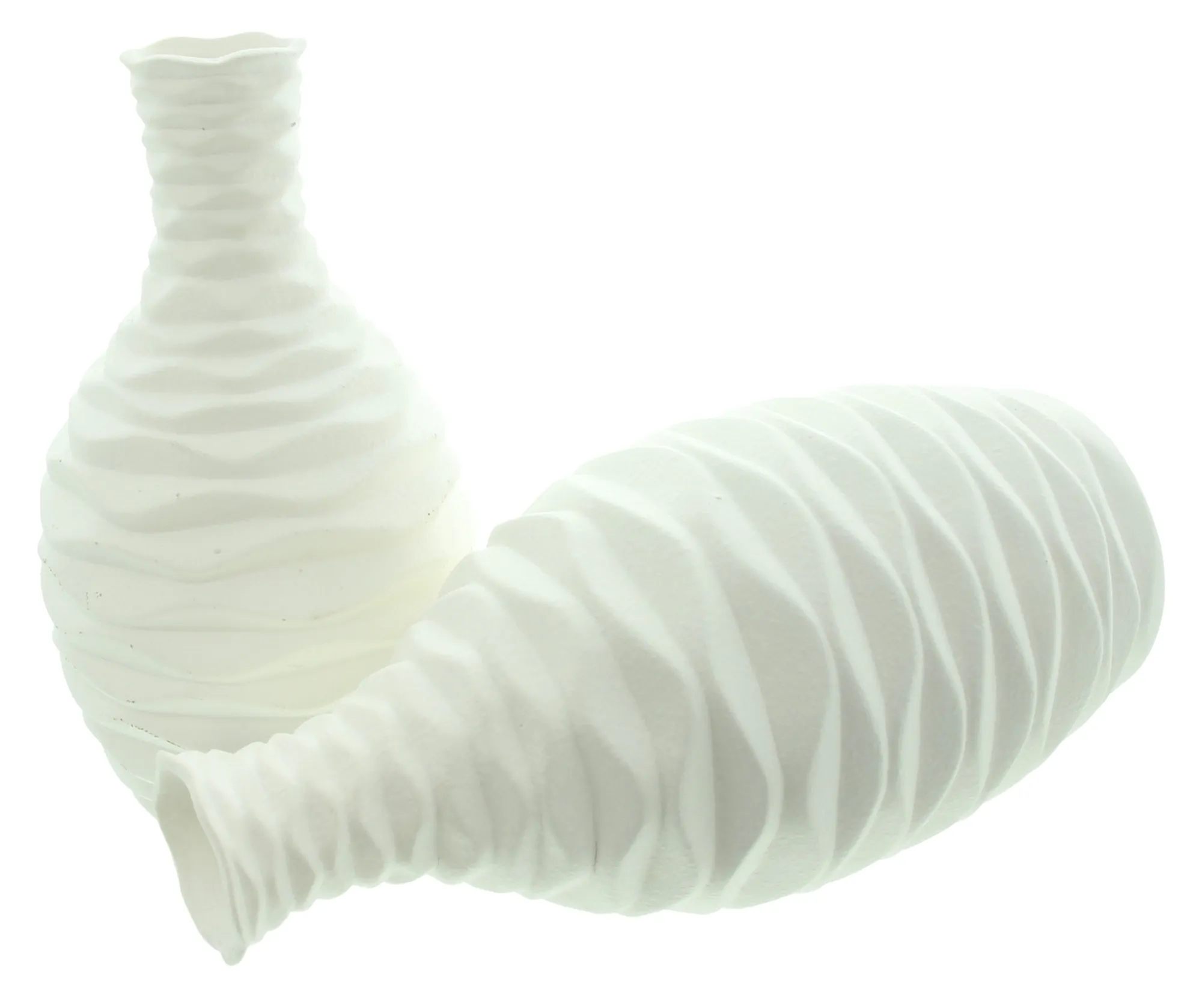 Dekovase "White", 2er Set  im Frank Flechtwaren Online Shop für Clouddancer kaufen