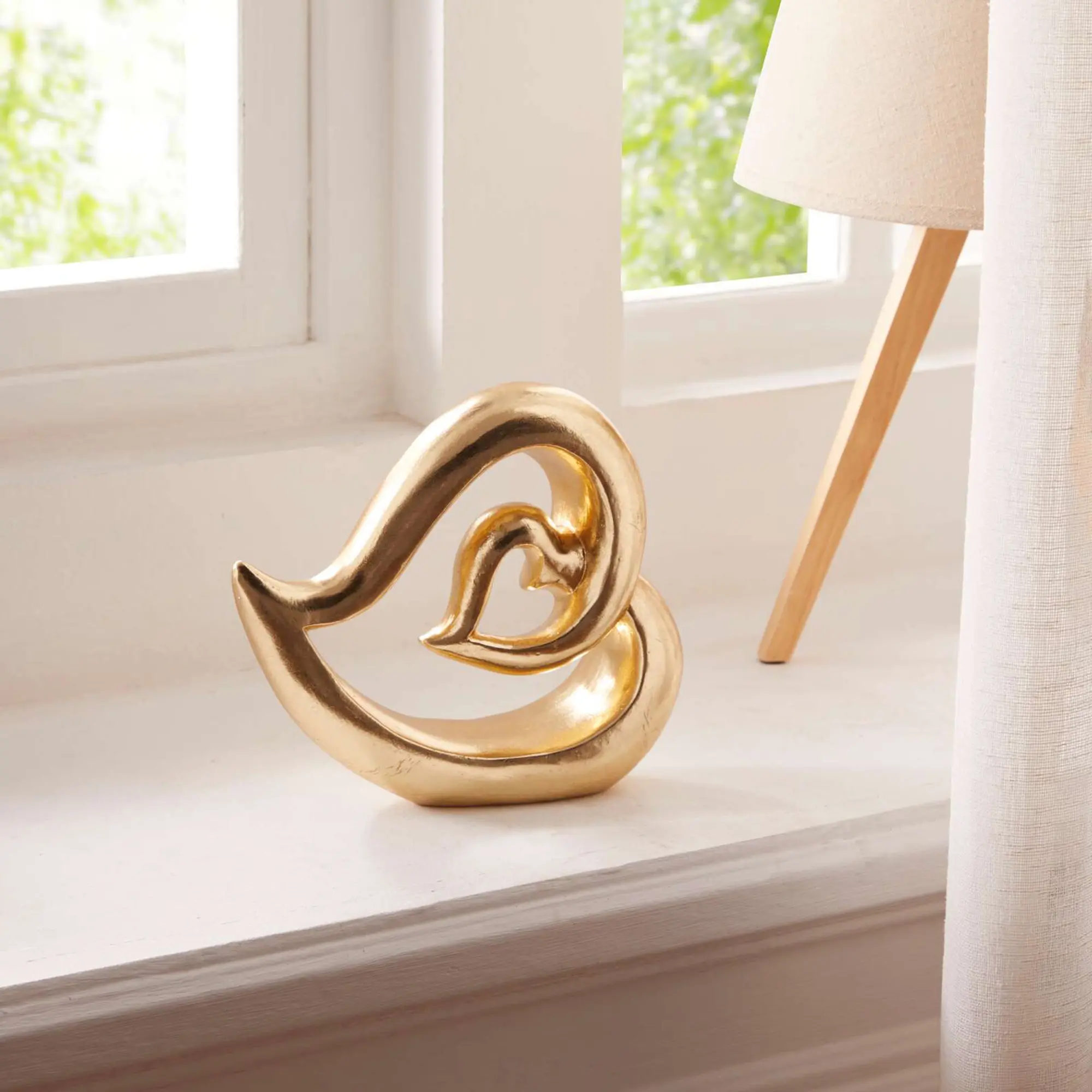 Herz "Gold"  im Frank Flechtwaren Online Shop kaufen