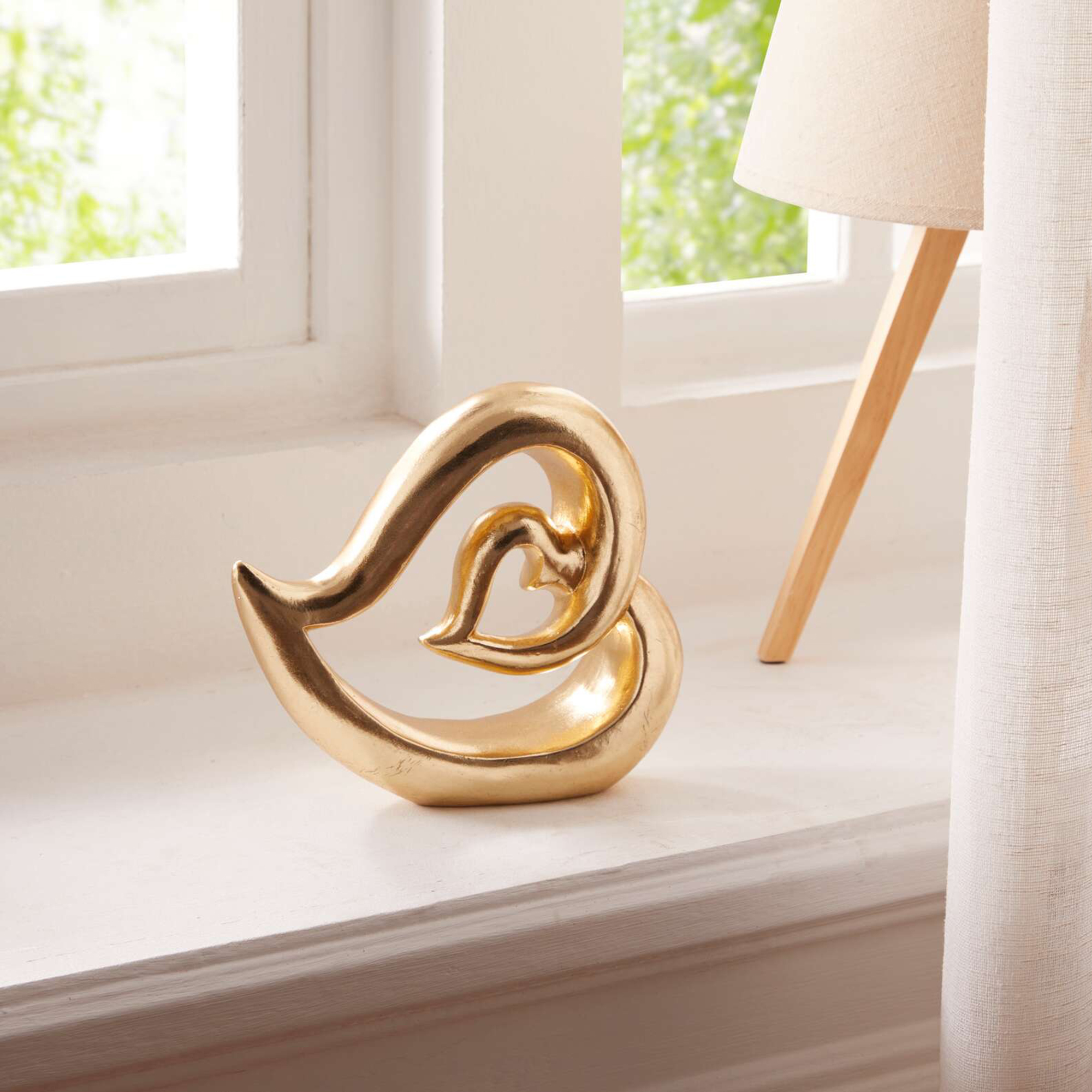 Herz "Gold"  im Frank Flechtwaren Online Shop kaufen