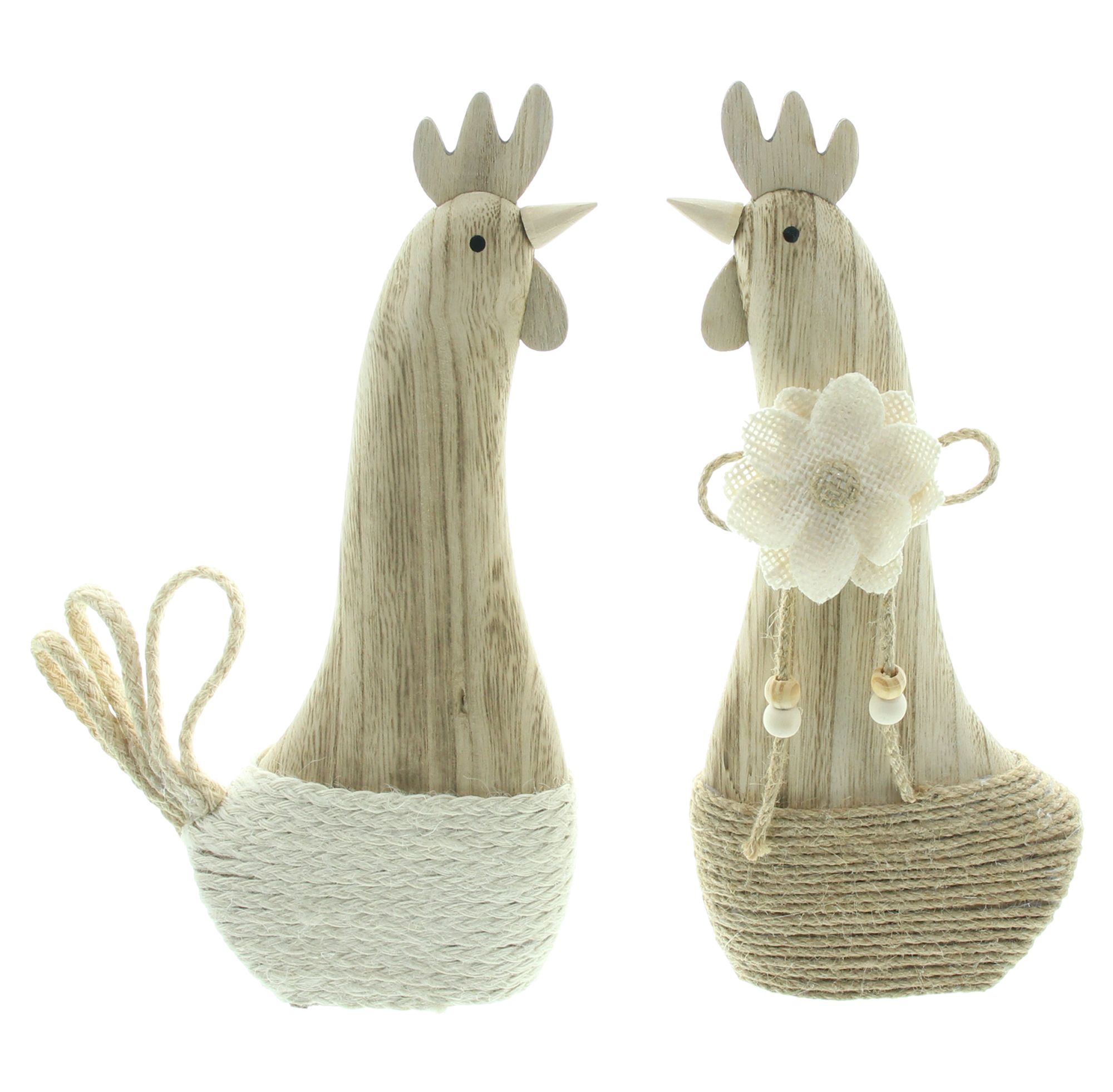Huhn "Bertha & Louise", 2er Set im Frank Flechtwaren Online Shop für Ostern kaufen Huhn "Bertha & Louise", 2er Set im Frank Flechtwaren Online Shop für Ostern kaufen