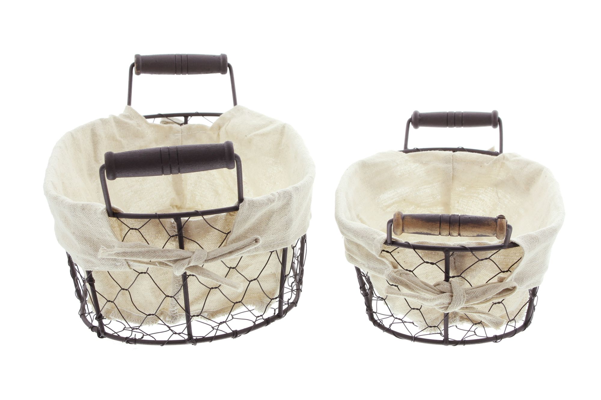 Füllkorb "Metall", 2er Set im Frank Flechtwaren Online Shop für Küche kaufen Füllkorb "Metall", 2er Set im Frank Flechtwaren Online Shop für Küche kaufen