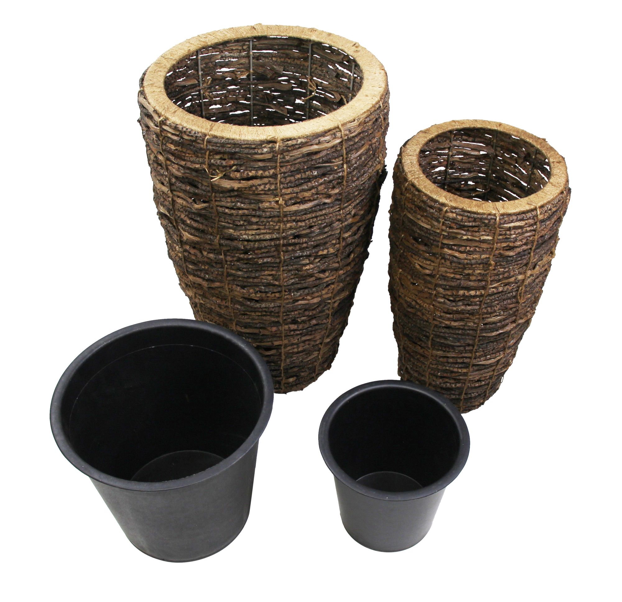 Acheter Lot de 2 cache-pots "coconut" dans la boutique en ligne de Frank Flechtwaren pour Jardinières Acheter Lot de 2 cache-pots "coconut" dans la boutique en ligne de Frank Flechtwaren pour Jardinières