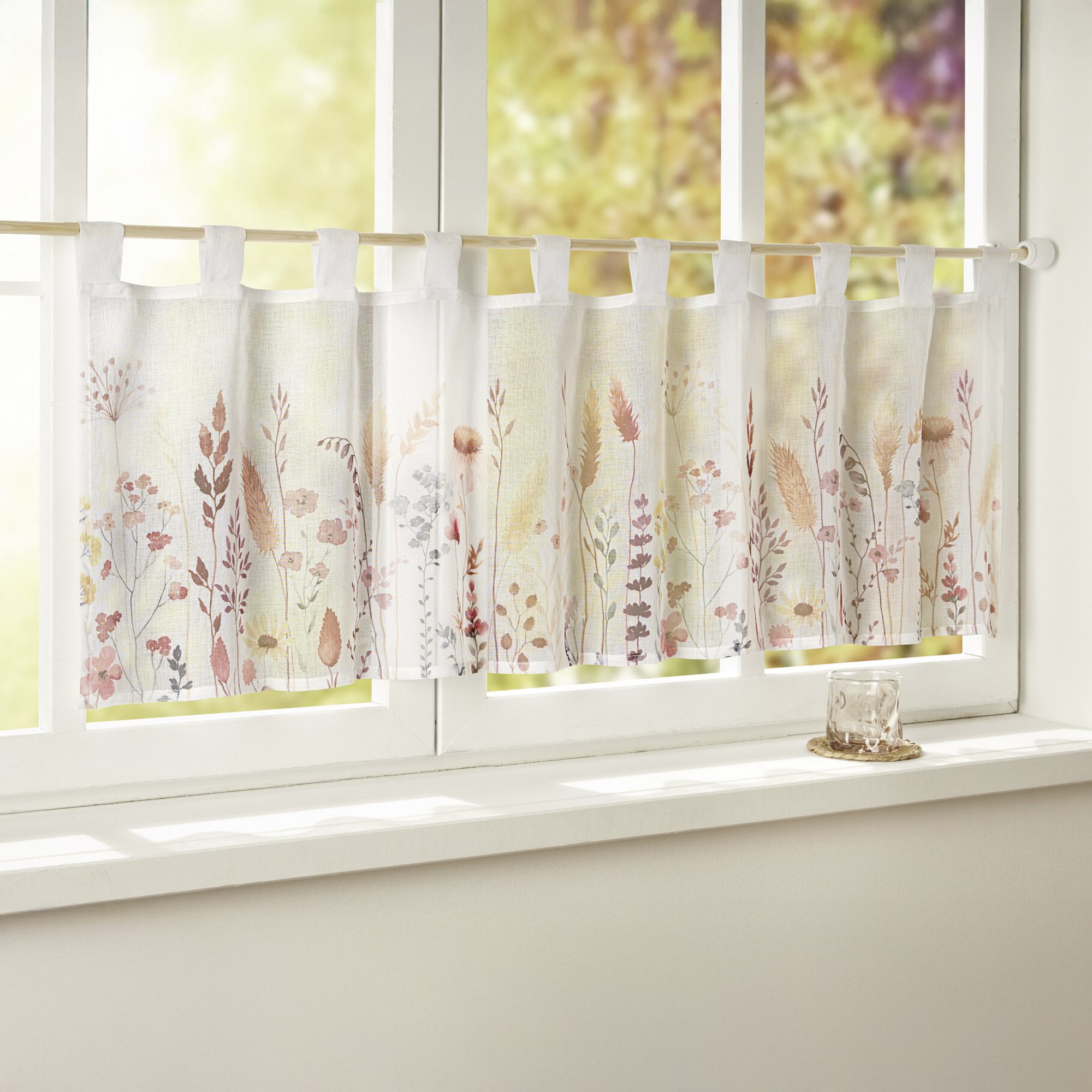 Fenstervorhang "Blossom Love" im Frank Flechtwaren Online Shop für Herbst kaufen Fenstervorhang "Blossom Love" im Frank Flechtwaren Online Shop für Herbst kaufen