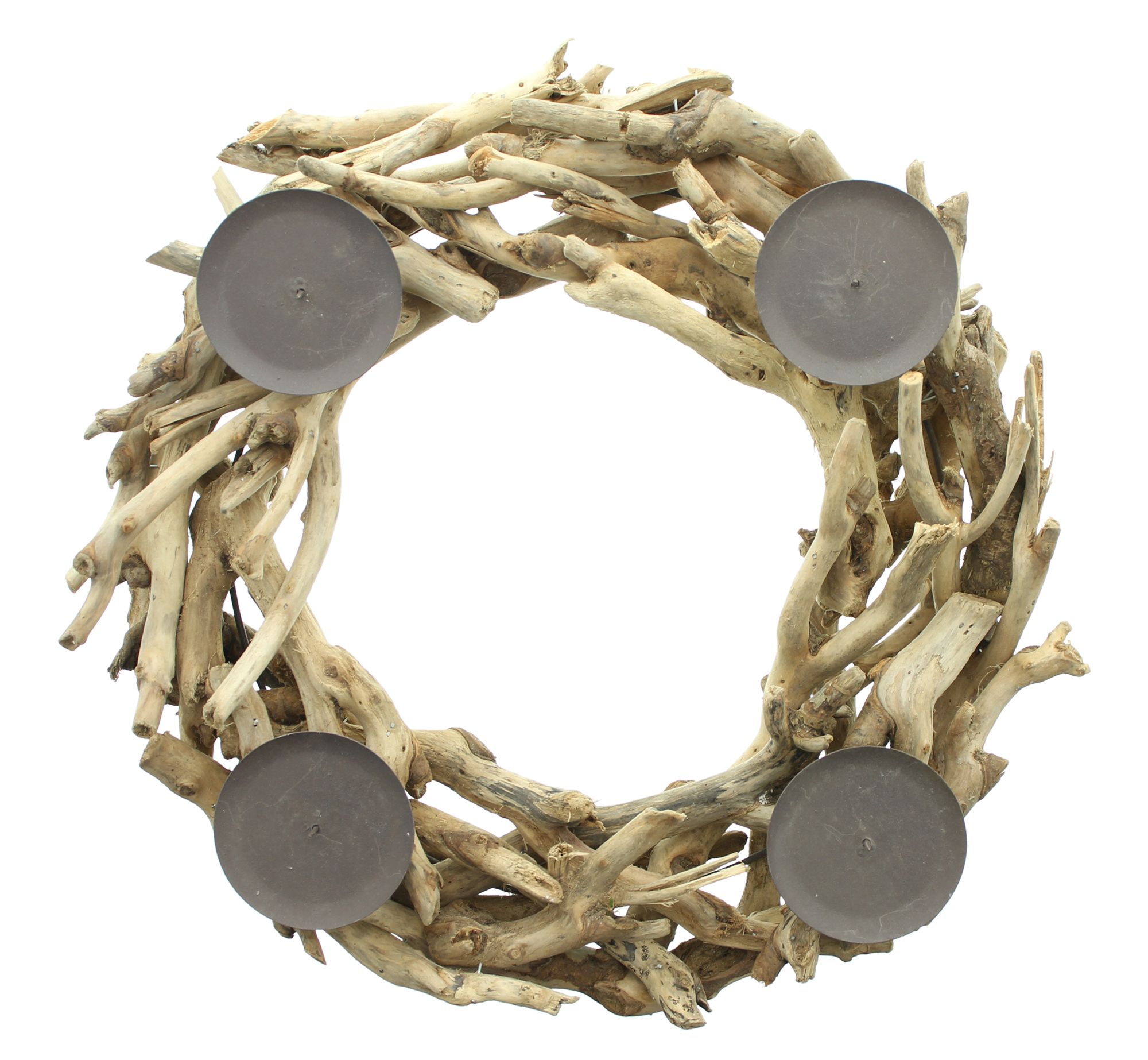 Adventskranz "Treibholz" im Frank Flechtwaren Online Shop für Weihnachten kaufen Adventskranz "Treibholz" im Frank Flechtwaren Online Shop für Weihnachten kaufen