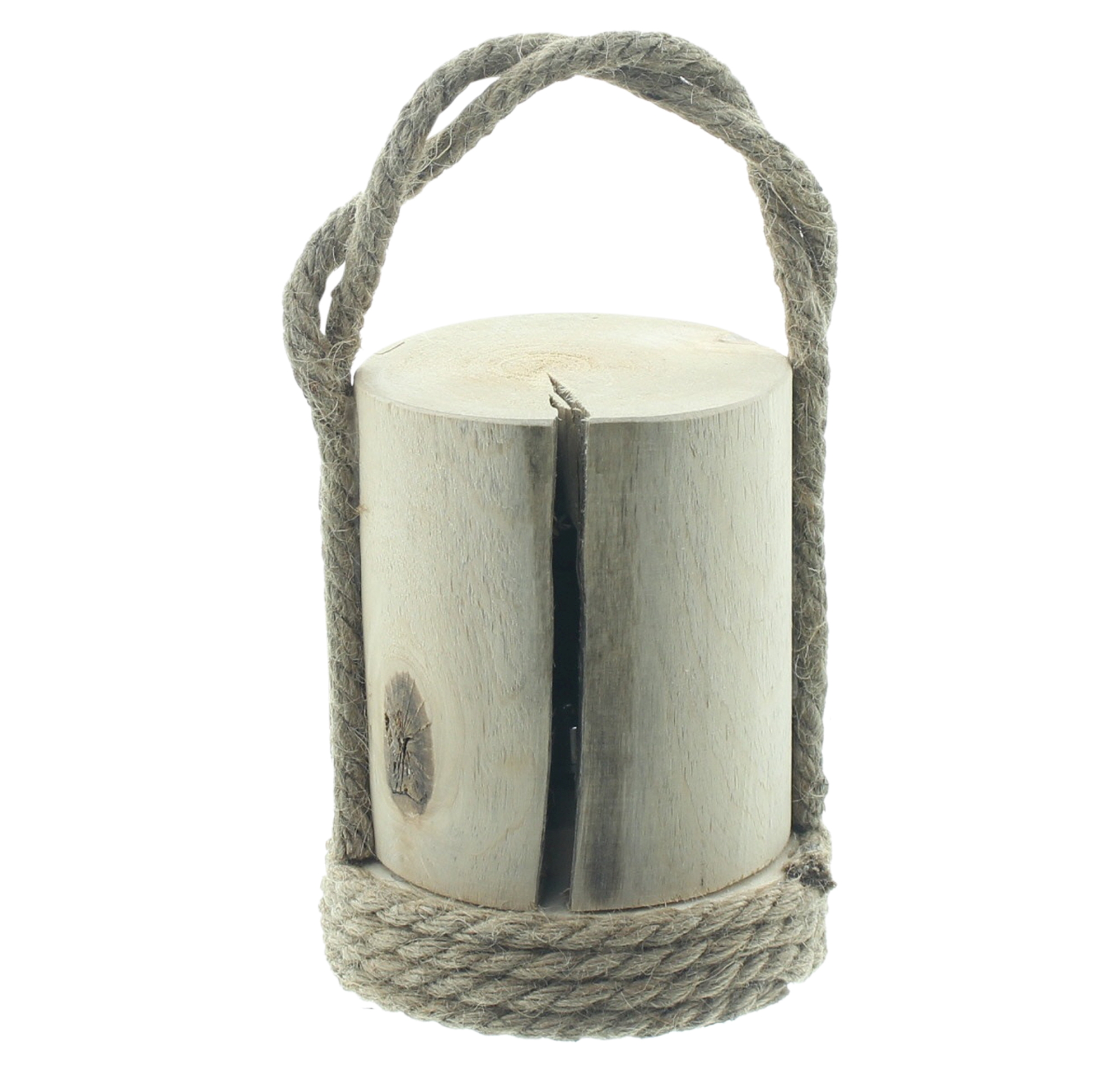 LED-Laterne "Wood"  im Frank Flechtwaren Online Shop für LED-Dekoobjekte kaufen