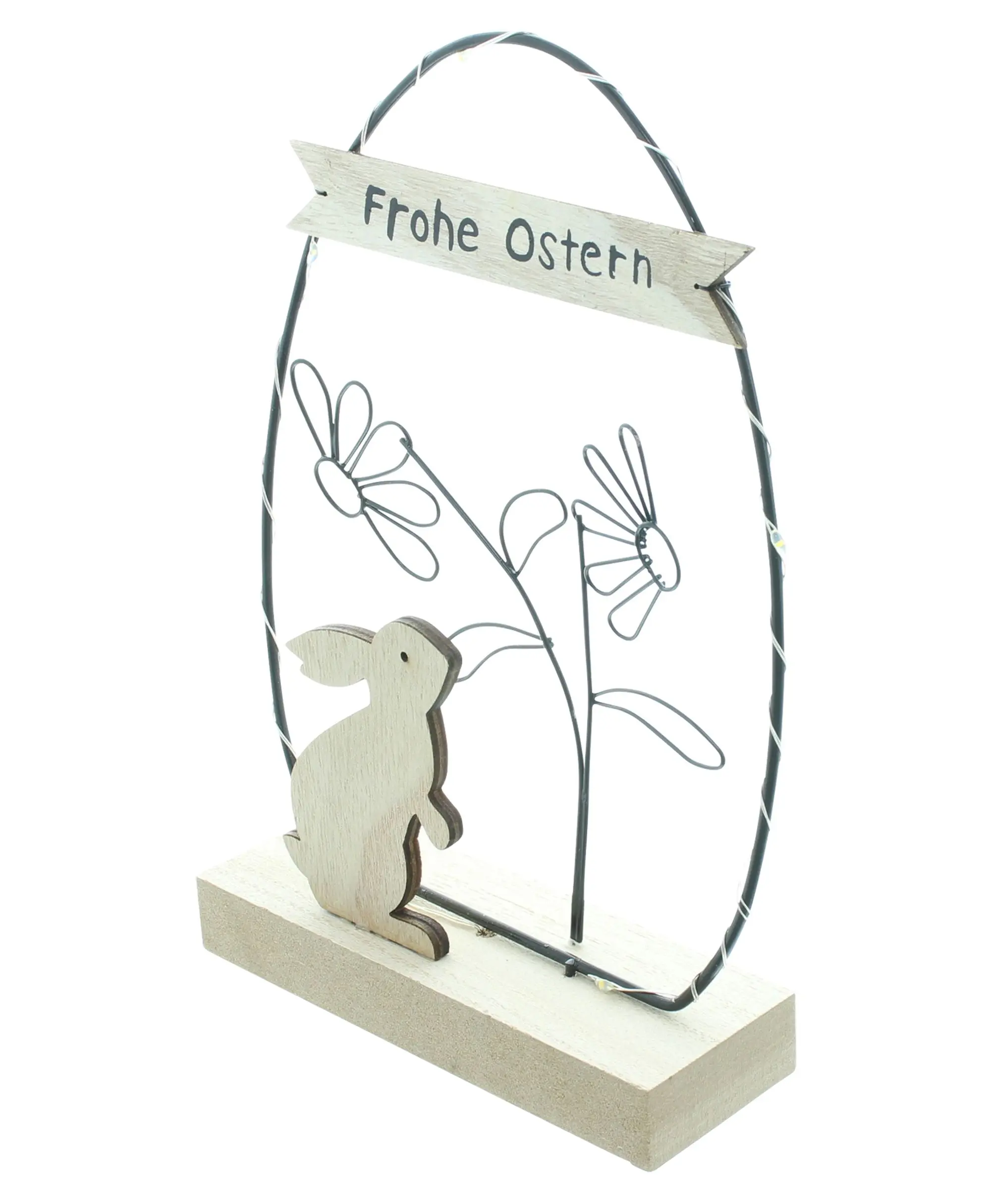 LED-Ei "Frohe Ostern"  im Frank Flechtwaren Online Shop für  kaufen