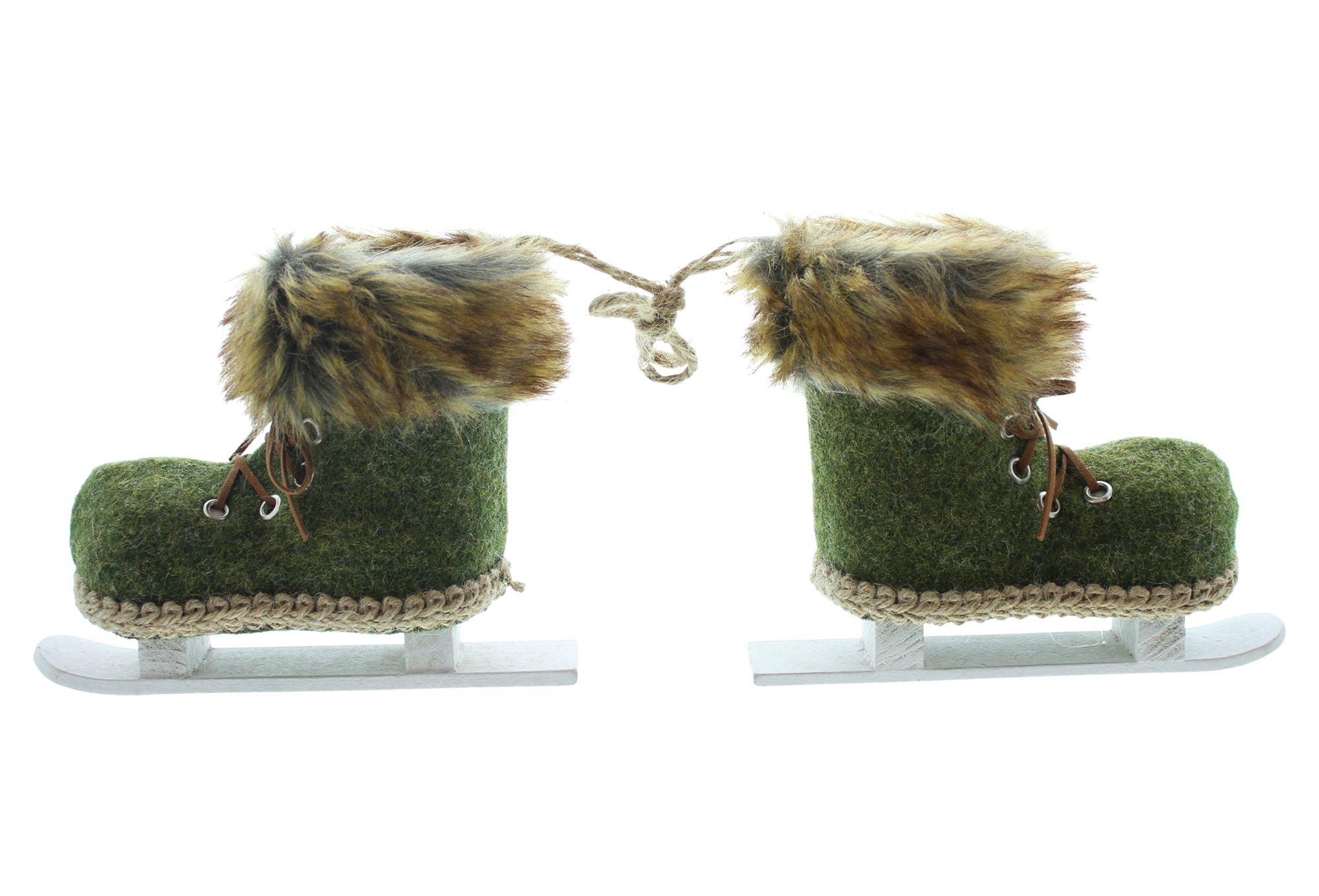 Hänger "Schlittschuhe", 2er Set  im Frank Flechtwaren Online Shop für Weihnachten kaufen