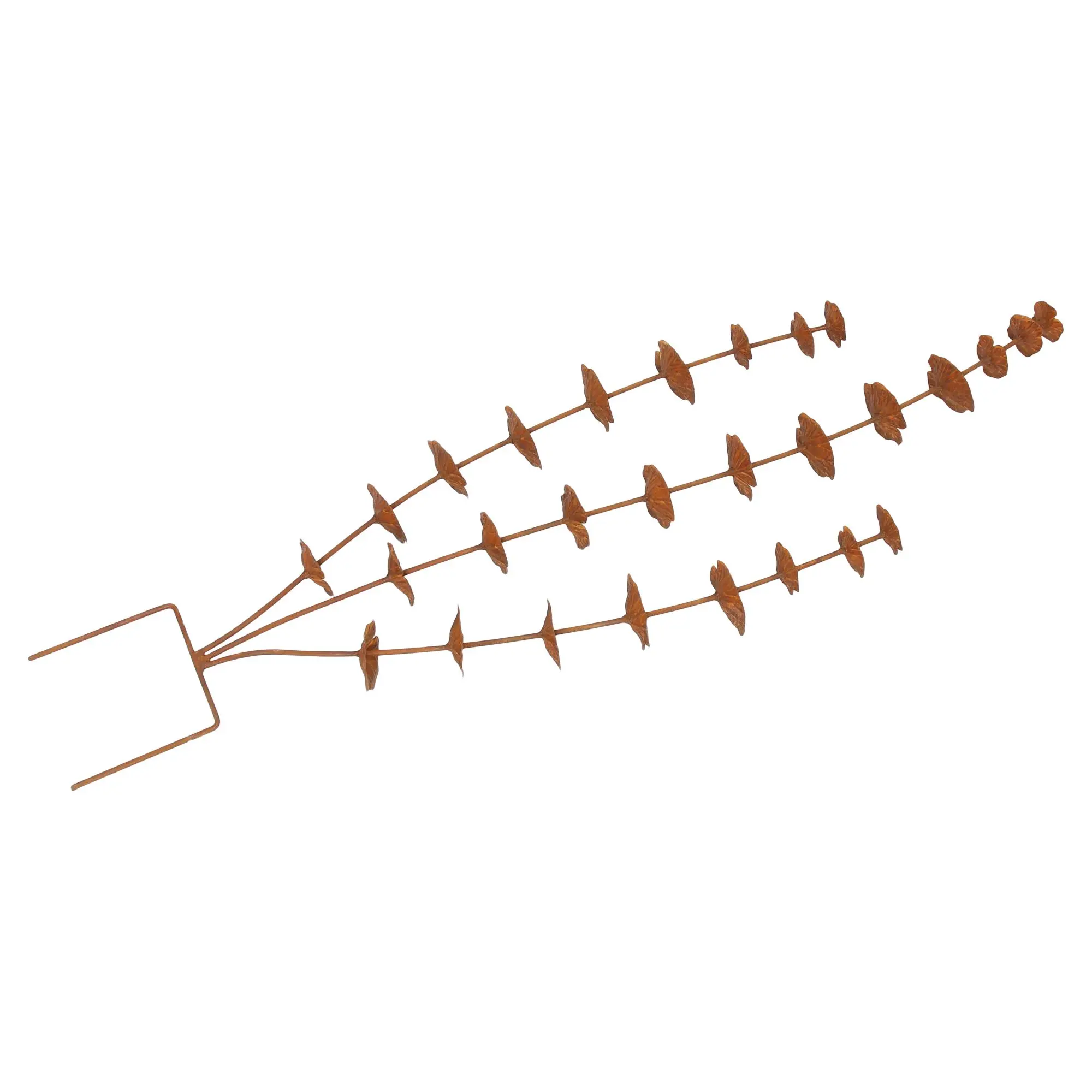 Gartenstecker "Blütenstauden"  im Frank Flechtwaren Online Shop für Rostdeko für Ihren Garten kaufen