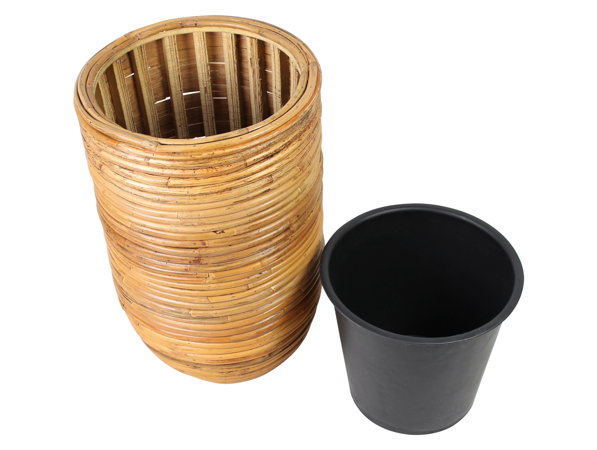 Übertopf "Rattan", groß im Frank Flechtwaren Online Shop für Übertöpfe kaufen Übertopf "Rattan", groß im Frank Flechtwaren Online Shop für Übertöpfe kaufen