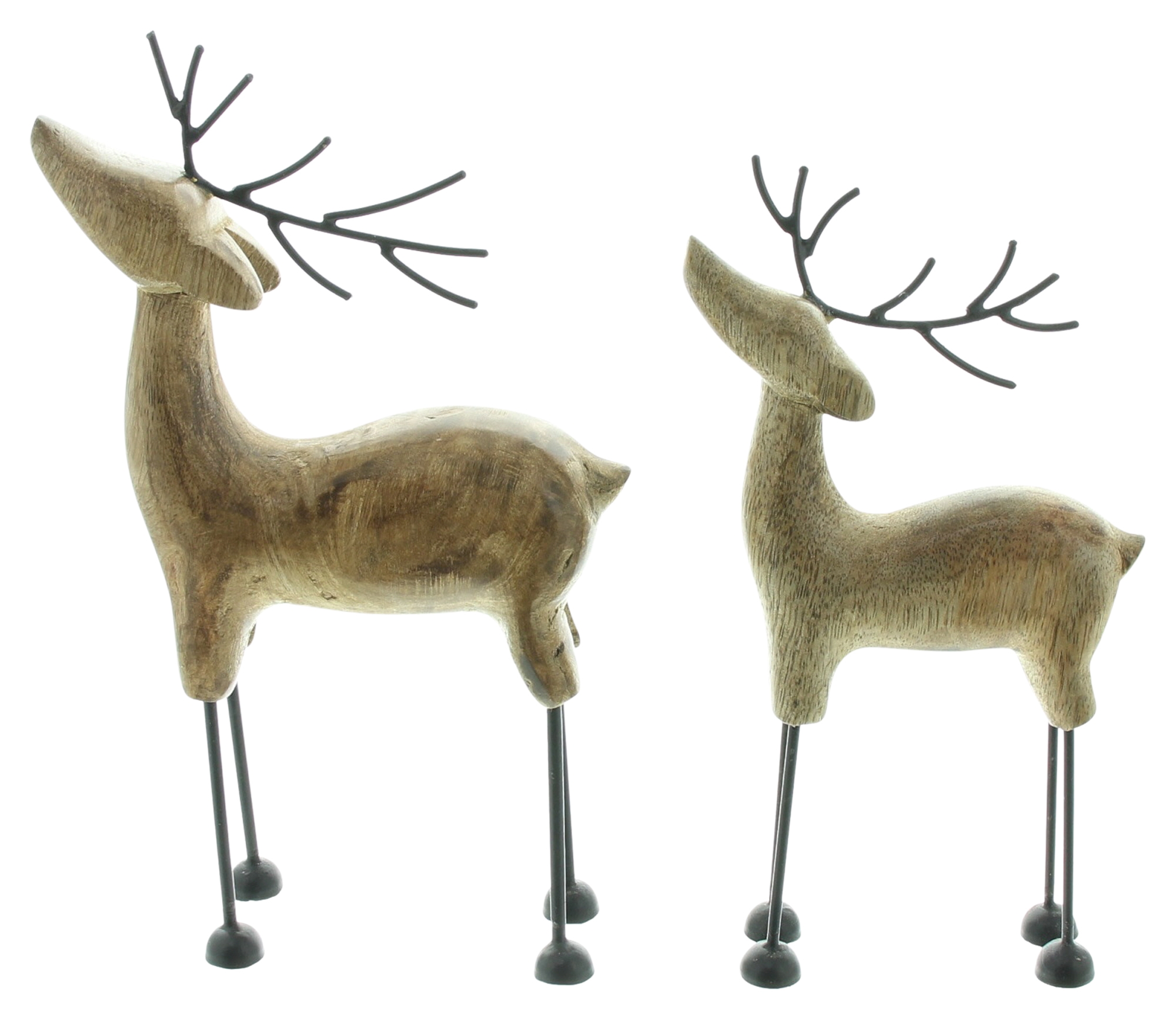 Rentier "Mangoholz", 2er Set im Frank Flechtwaren Online Shop für Weihnachten kaufen Rentier "Mangoholz", 2er Set im Frank Flechtwaren Online Shop für Weihnachten kaufen
