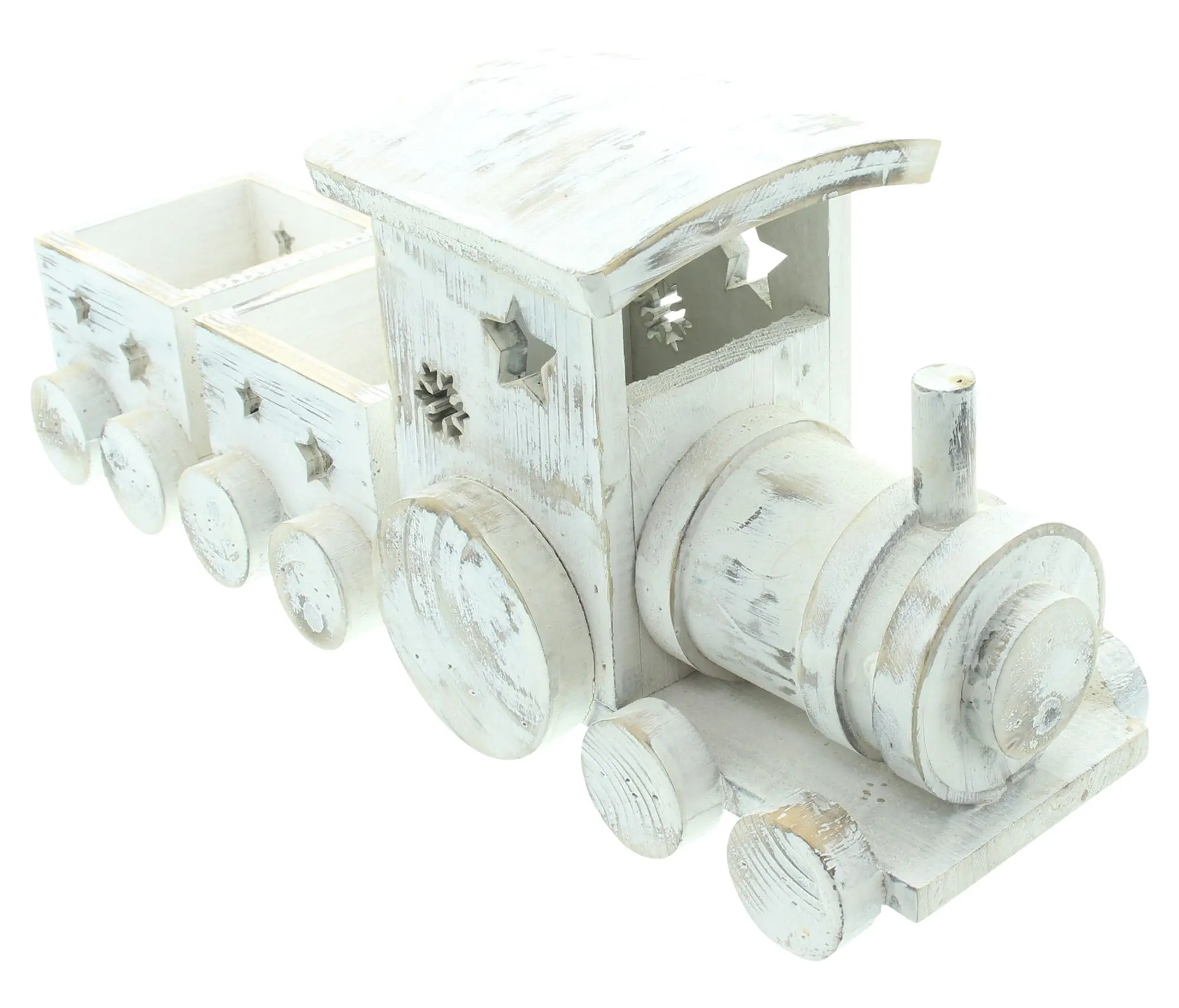 Dekozug "Shabby-White"  im Frank Flechtwaren Online Shop für Festlicher Look: Mint &amp; Weiß kaufen