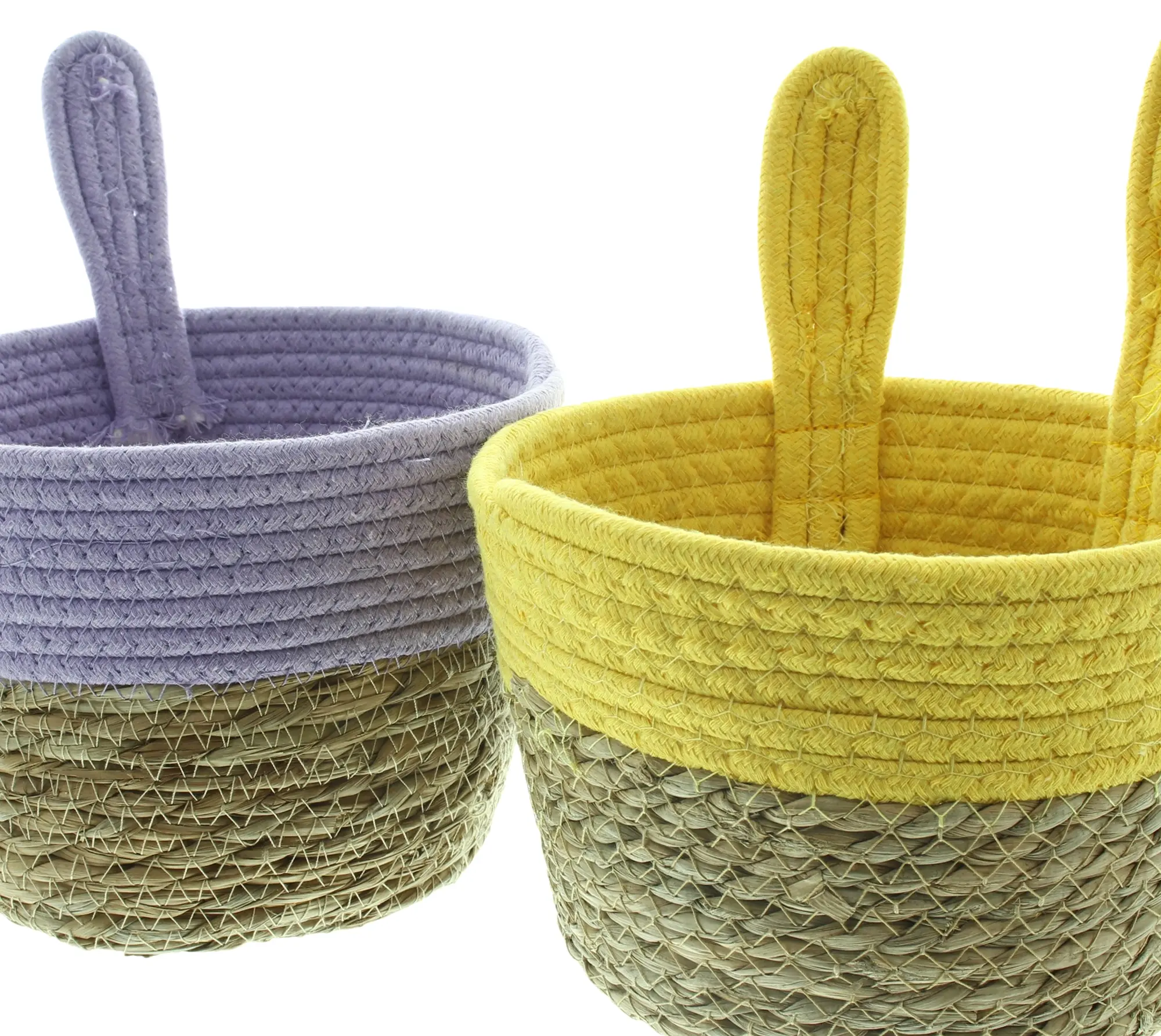 Osterkorb "Hasenöhrchen", 2er Set  im Frank Flechtwaren Online Shop für Pastelltöne kaufen