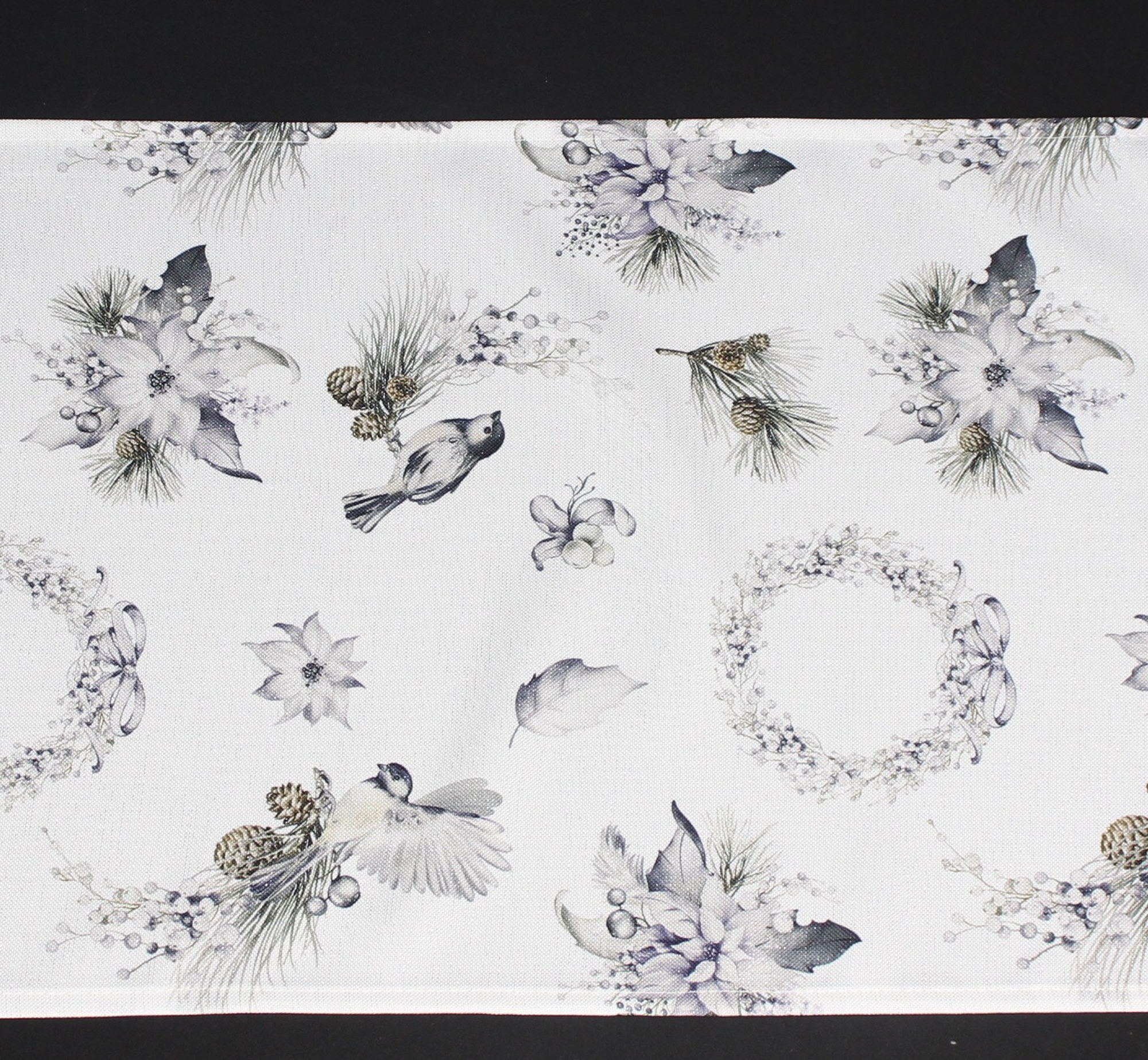 Tischläufer "Wintervogel"  im Frank Flechtwaren Online Shop für Tischläufer kaufen