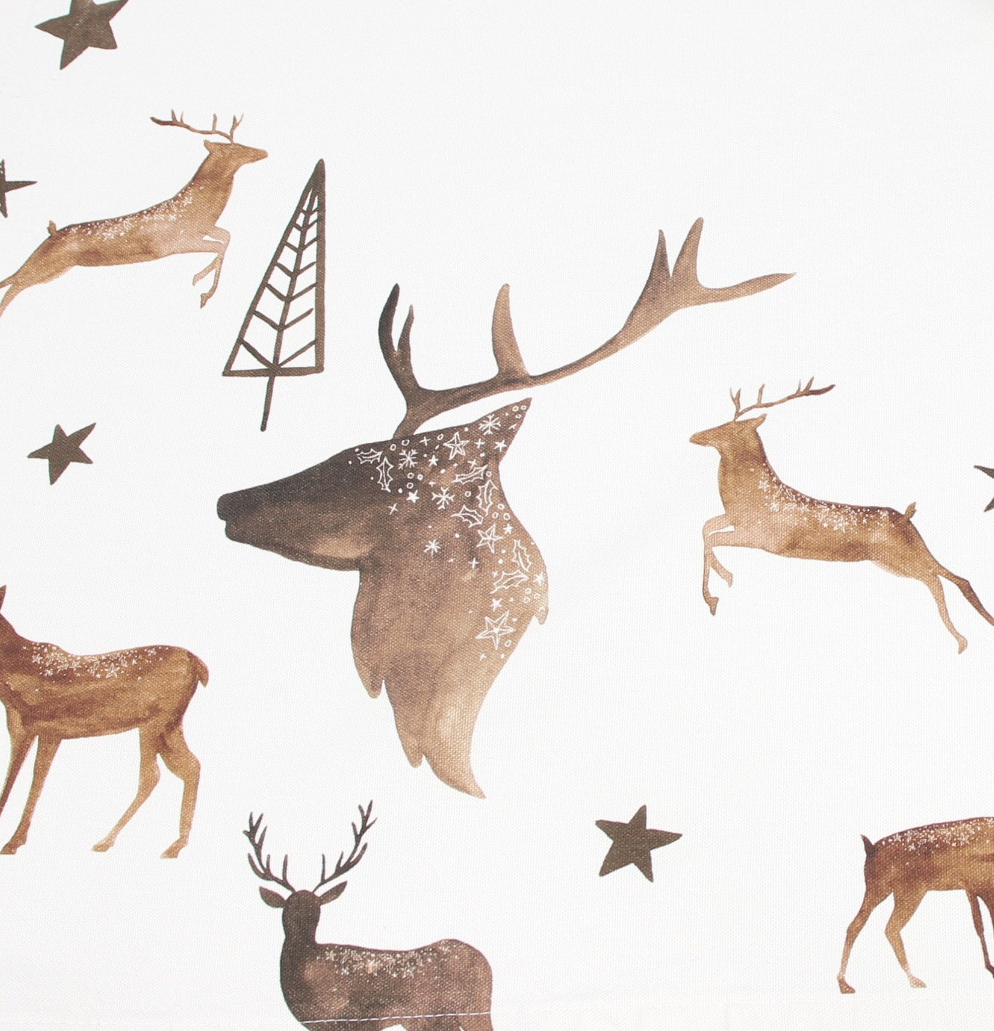 Tafeldecke "Sternen-Hirsch"  im Frank Flechtwaren Online Shop für Trendmotiv Hirsch kaufen
