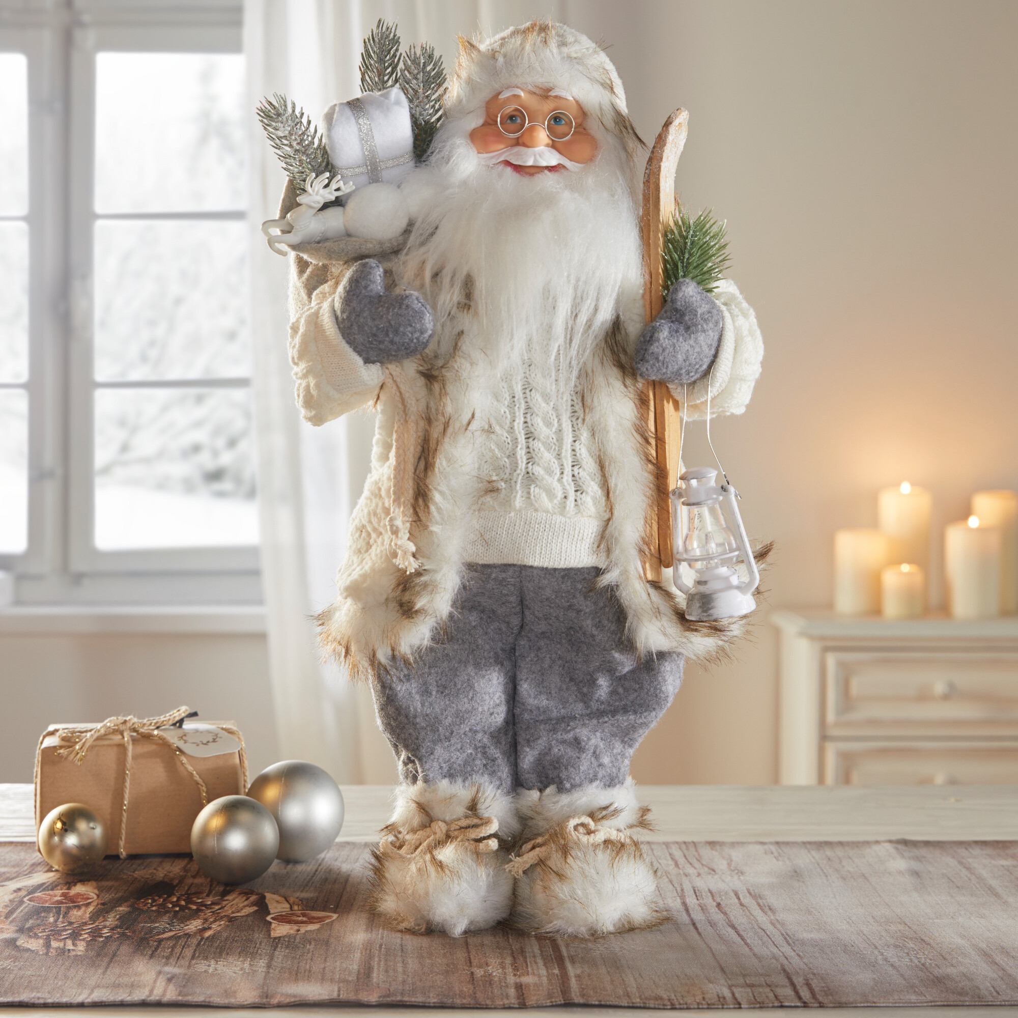 Santa "Wintertour"  im Frank Flechtwaren Online Shop für Weihnachtsmänner kaufen