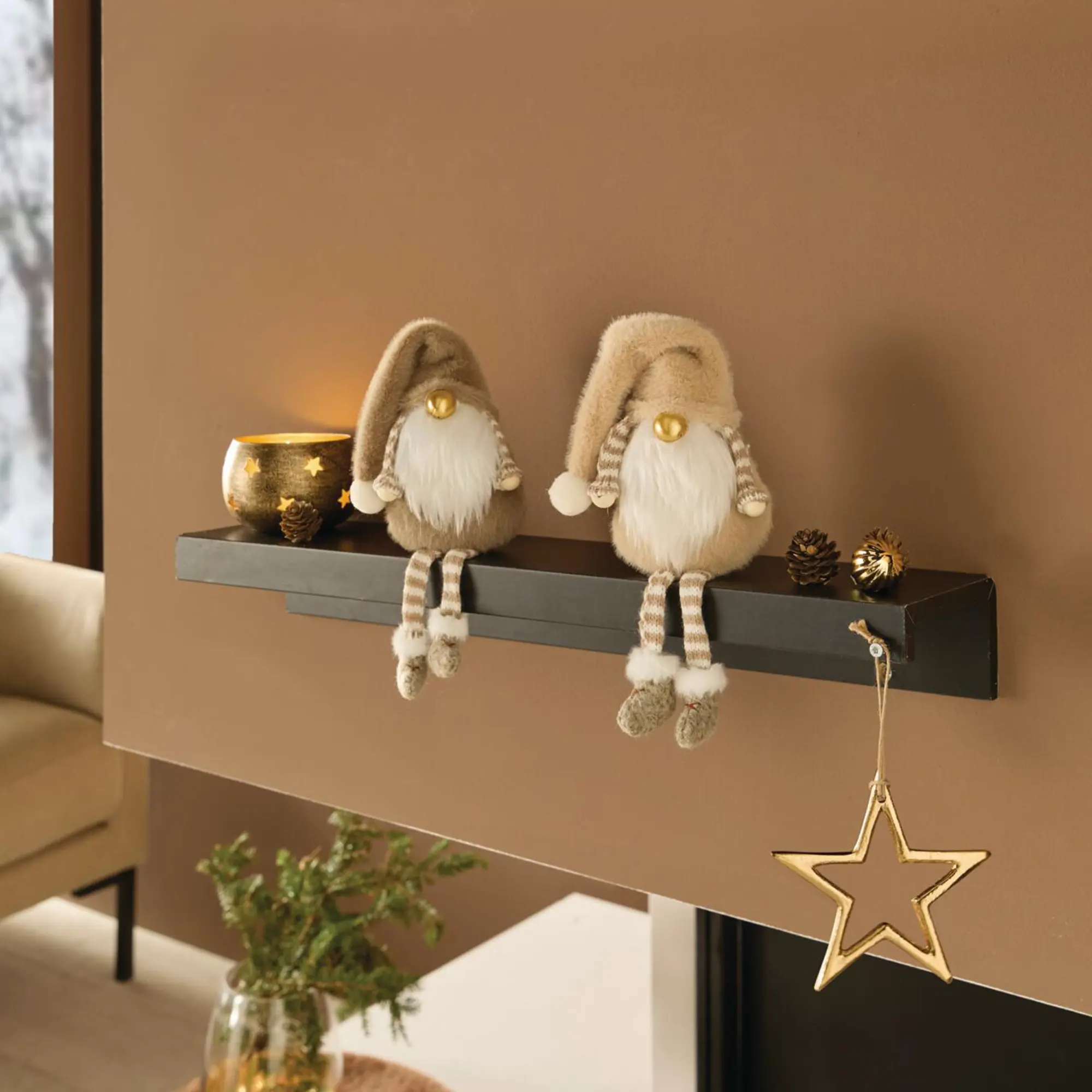 Plüschfigur "Wichtel", 2er Set  im Frank Flechtwaren Online Shop kaufen