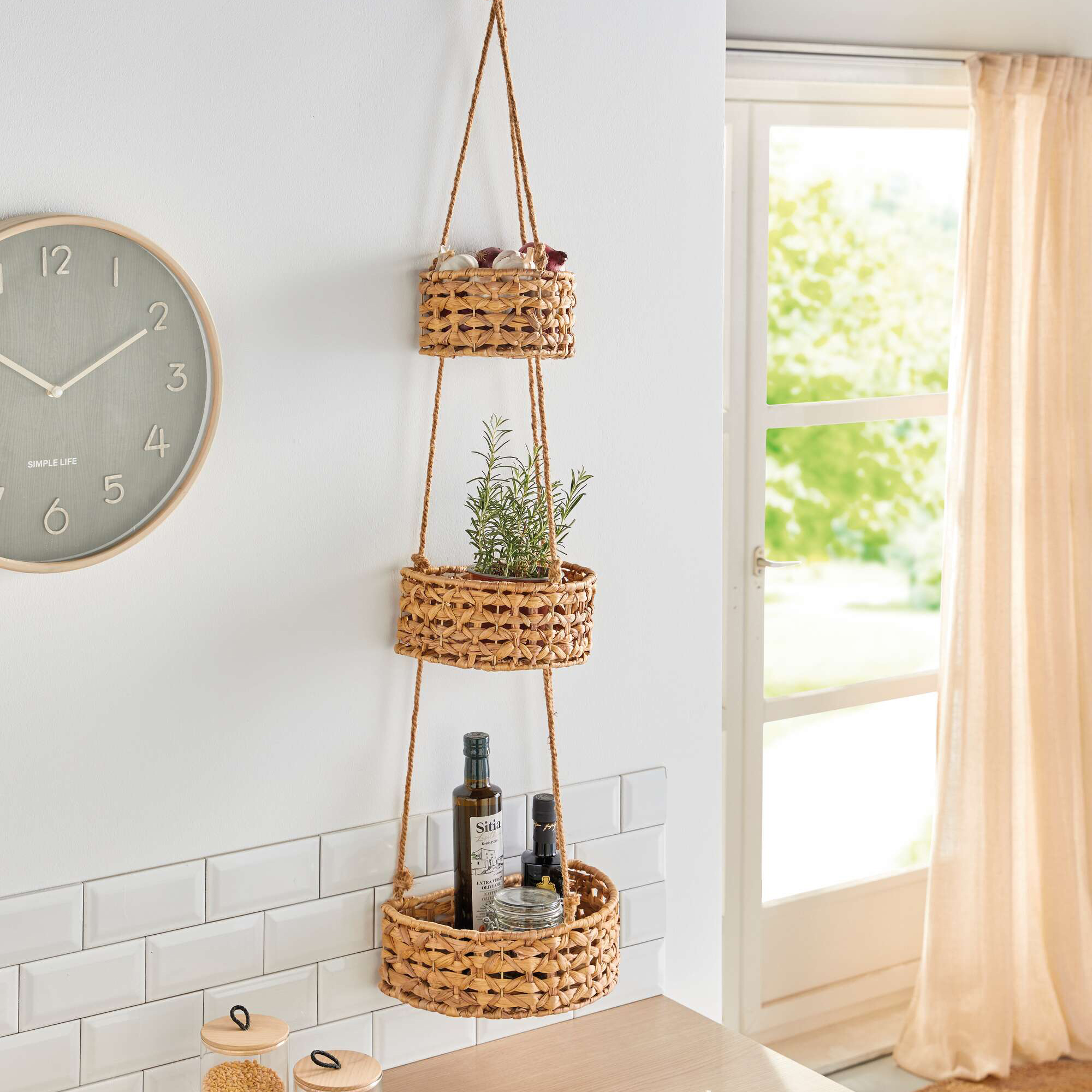 Hänge-Etagere "Wasserhyazinthe"  im Frank Flechtwaren Online Shop kaufen