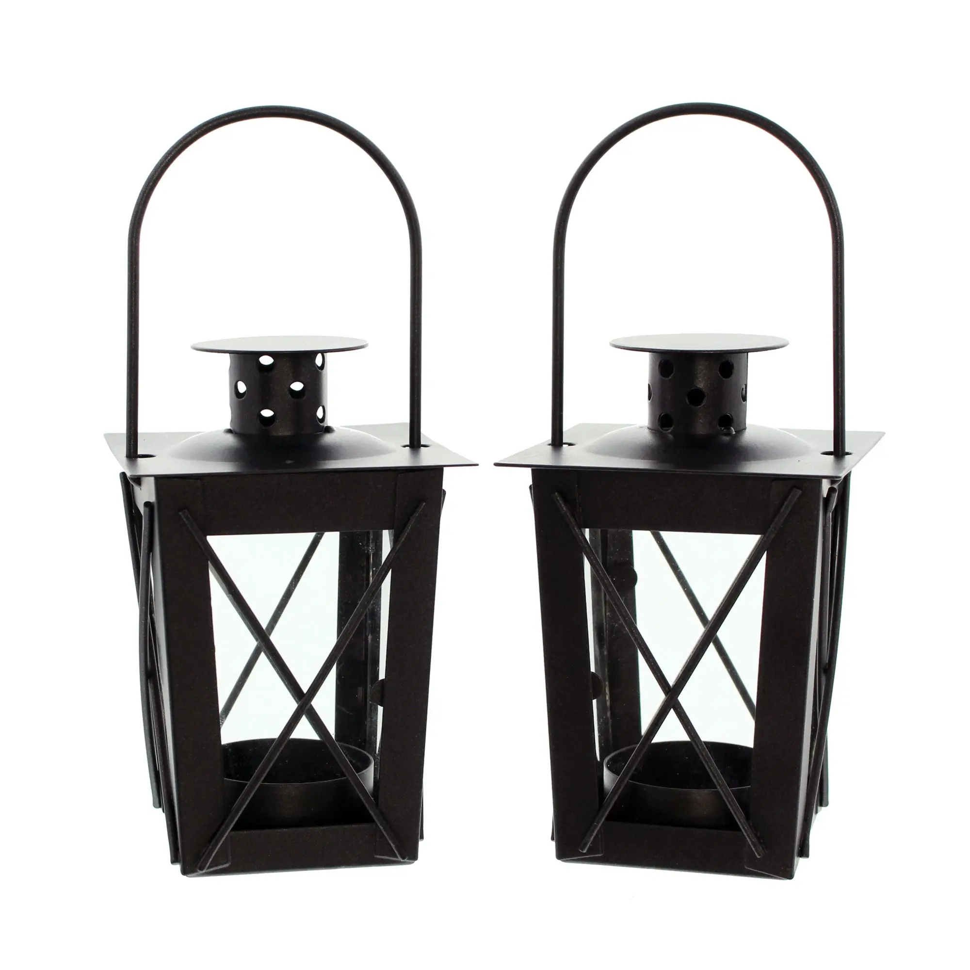 Mini-Laterne "Metall", 2er Set  im Frank Flechtwaren Online Shop für Herbst kaufen