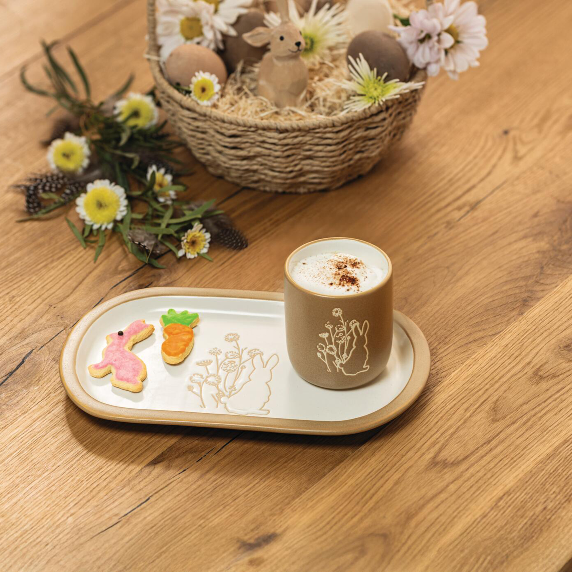 Geschirrset "Frühlingshäschen", 2tlg.  im Frank Flechtwaren Online Shop für Gerade eingetroffen kaufen