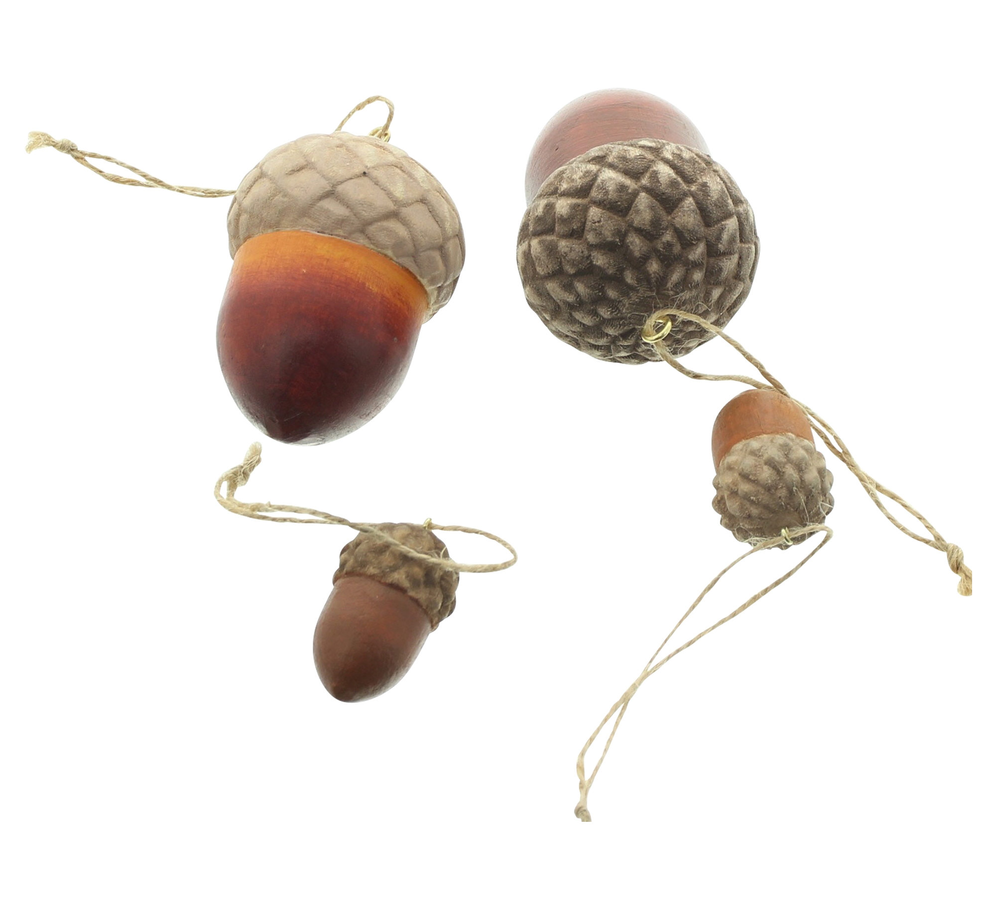 Hänger "Eichel", 4er Set  im Frank Flechtwaren Online Shop für Titelserie Herbst/Winter kaufen